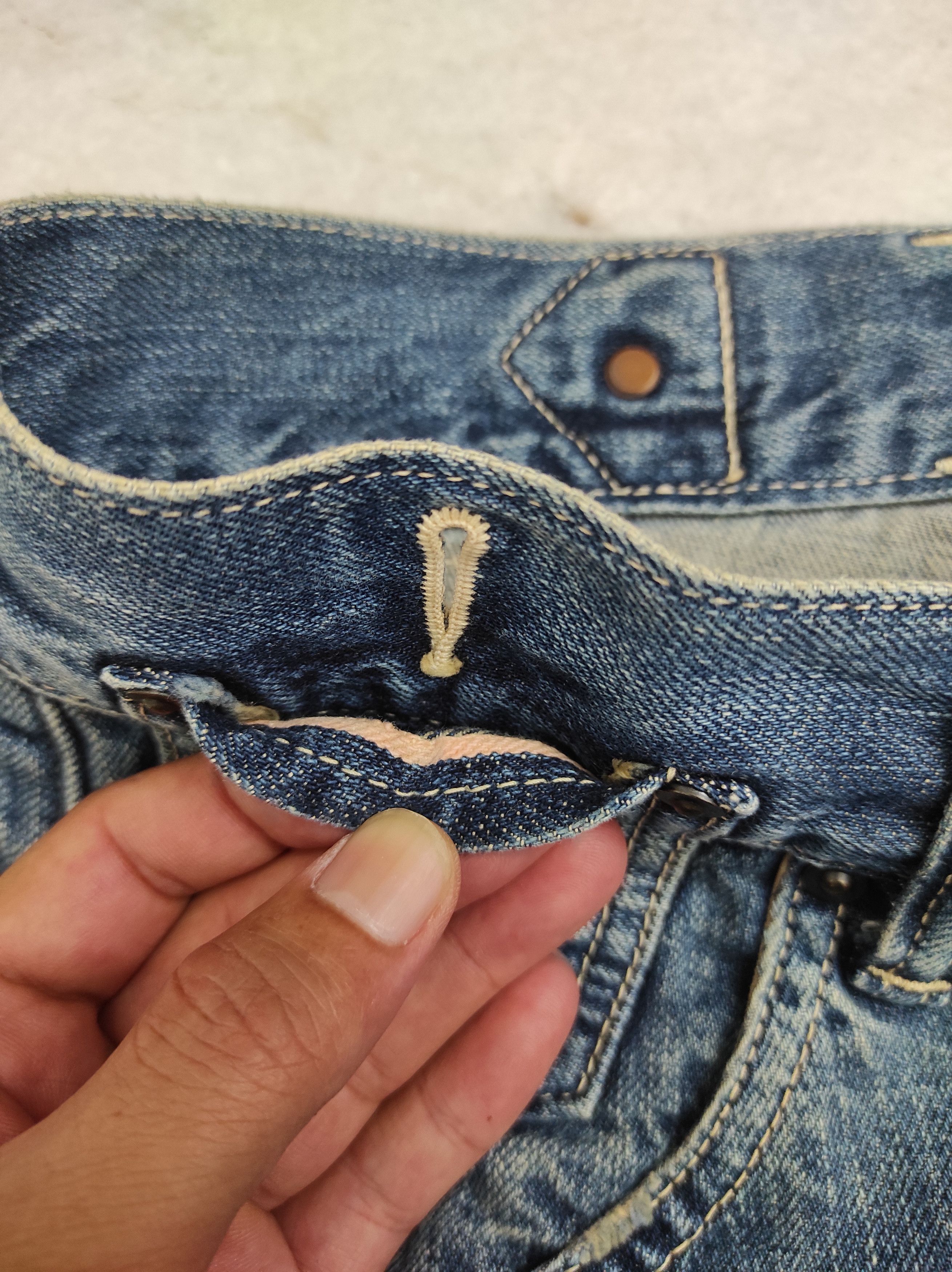 Japanese Brand × Johnbull × Vintage Selvedge jeans with buckle back and side tool's pocket Size US 33 - 9 Thumbnail