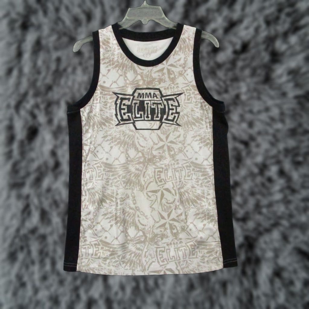 Vintage MMA Elite Shirt Mens Small Grunge Sleeveless Stretch Shirt Size US S / EU 44-46 / 1 - 1 Thumbnail