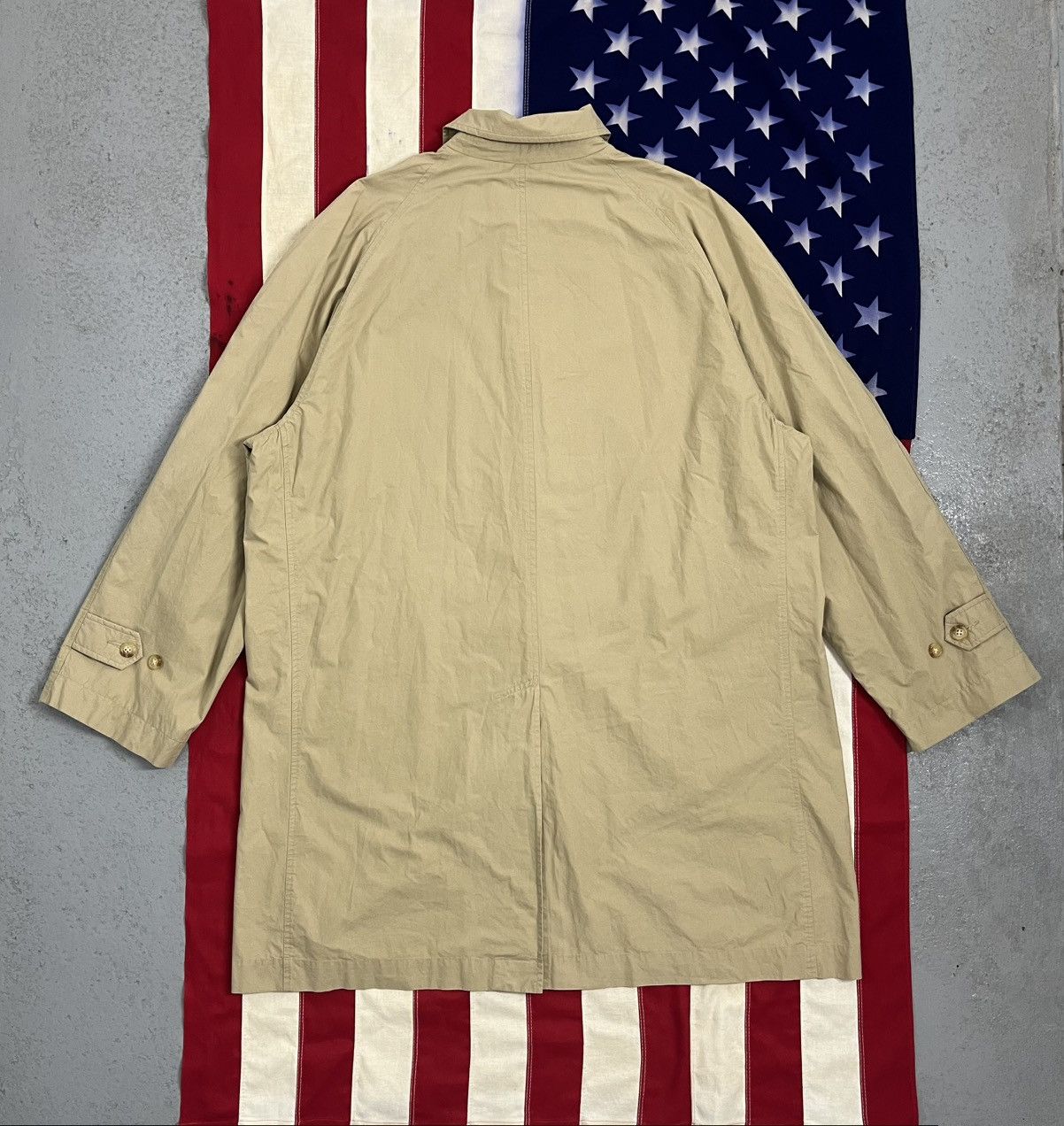 Polo Ralph Lauren Vintage Polo Ralph Lauren Trench Beige Tan Cotton Twill City Size US XXL / EU 58 / 5 - 2 Thumbnail