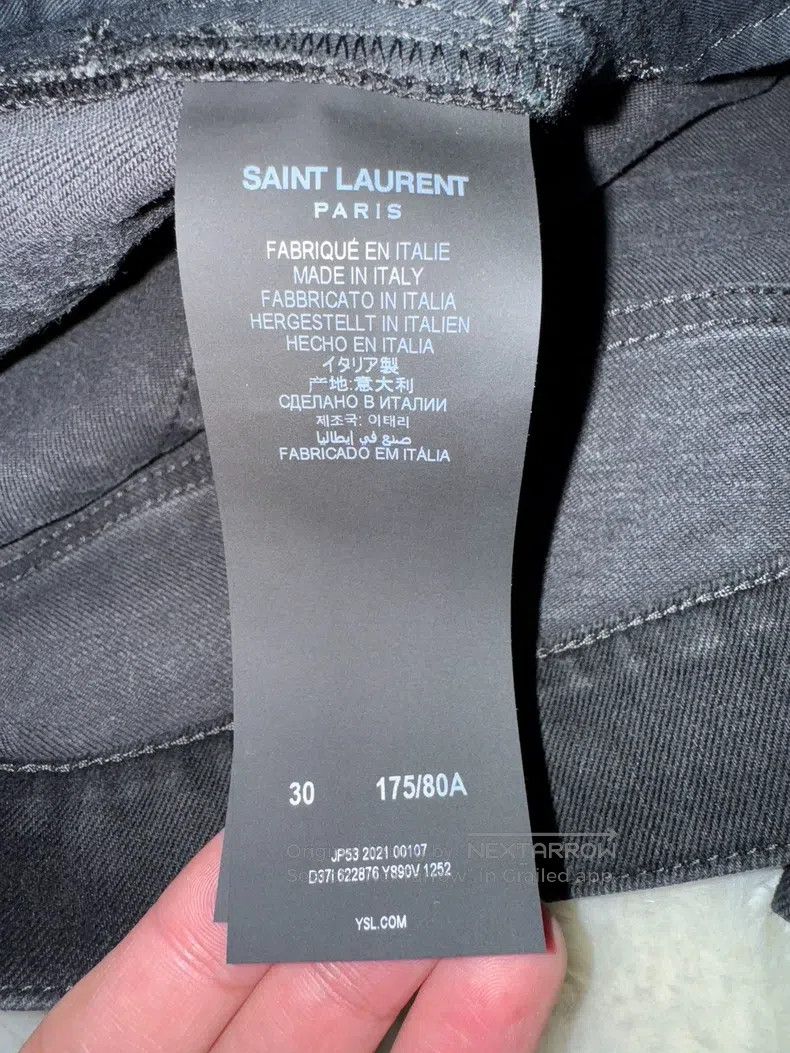 Saint Laurent Paris Saint Laurent Paris Denim Jeans Size US 30 / EU 46 - 5 Thumbnail