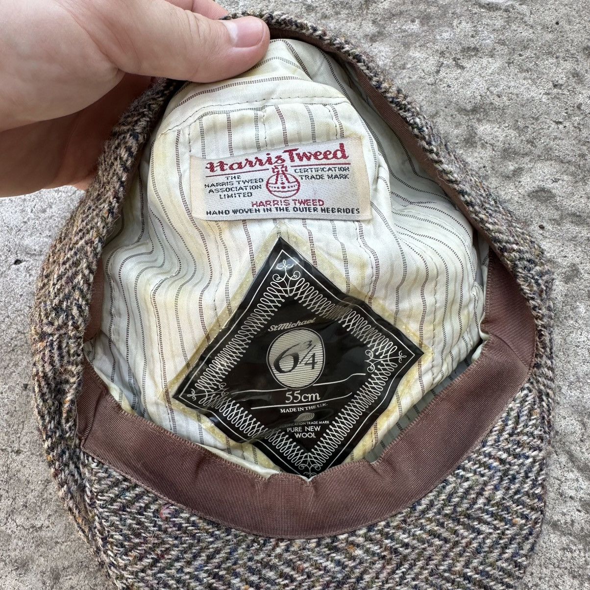 Harris Tweed Luxury Harris Tweed Country Hat Cap Traditional Flat Old Size ONE SIZE - 6 Thumbnail
