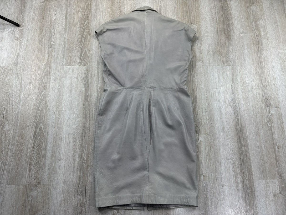 Mario Valentino × Vintage Womens leather vintage dress Mario Valentino Size L/XL Size L / US 10 / IT 46 - 7 Thumbnail
