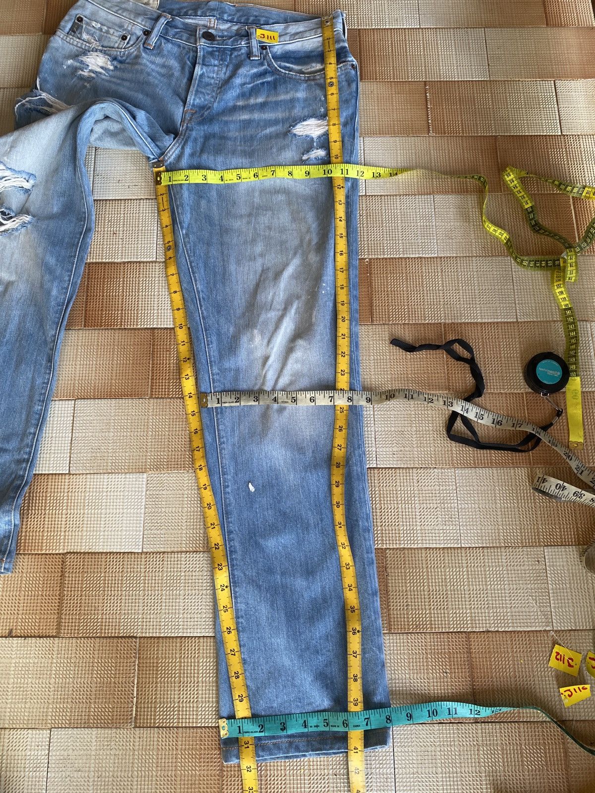 14th Addiction × Abercrombie & Fitch × PPFM Vintage ambercrombe &fitch straight cut denim Size US 32 / EU 48 - 6 Thumbnail