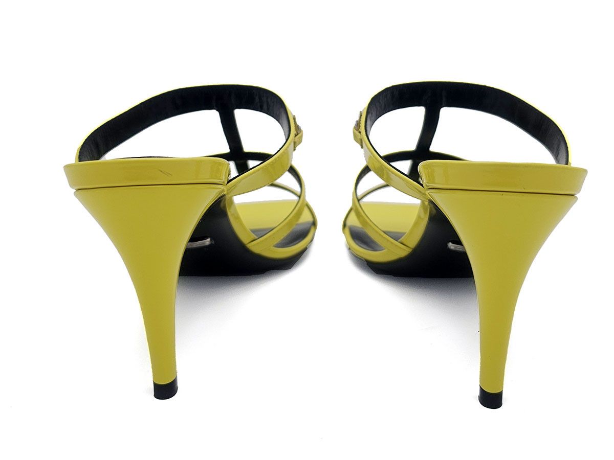 Gucci Gucci Yellow Leather Sandal Mules Womens Size 37 Size US 7 / IT 37 - 7 Thumbnail