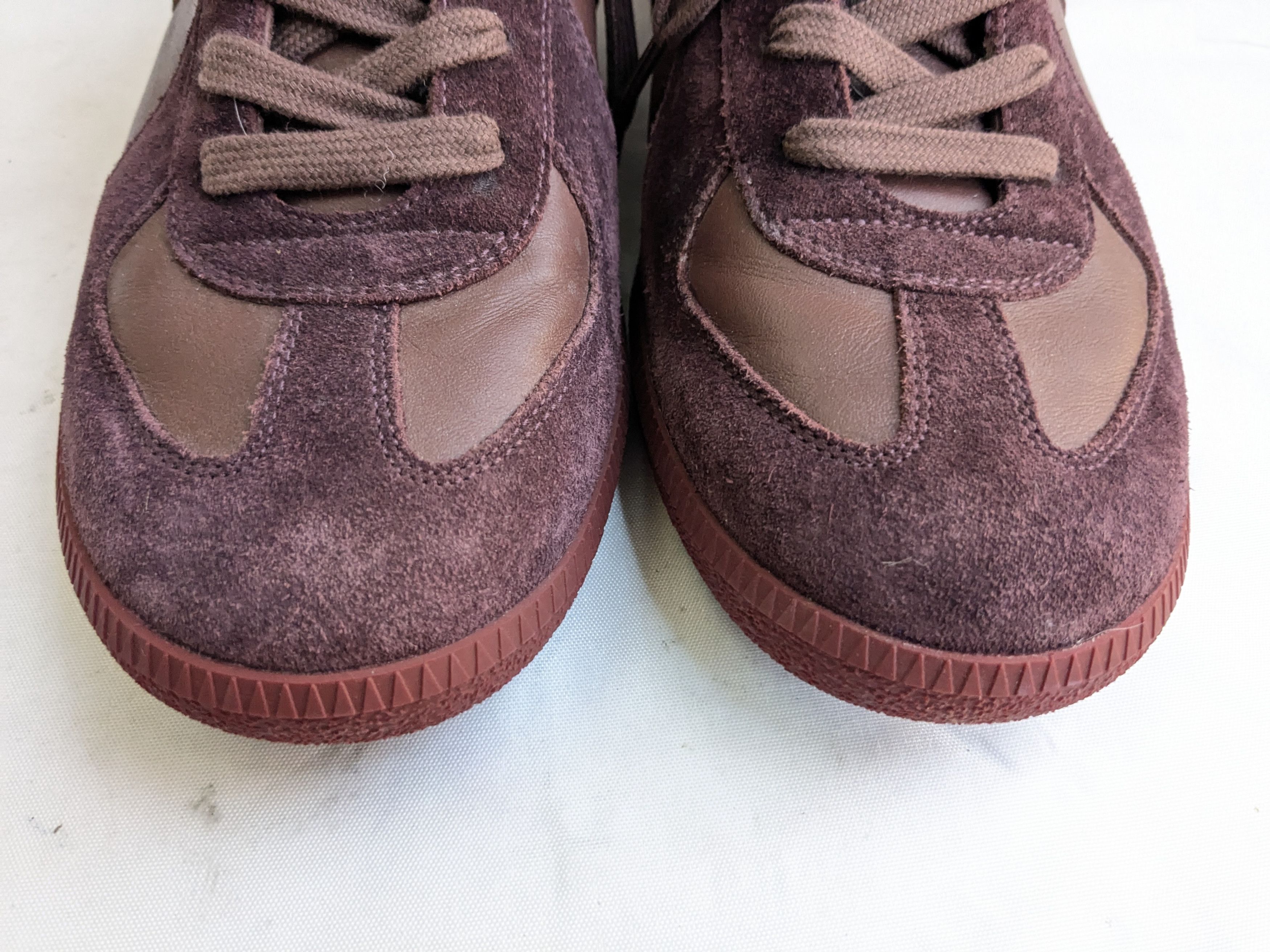 Maison Margiela Maison Margiela Replica GAT Burgundy Red 10 43 Low Tops Size US 10 / EU 43 - 5 Thumbnail