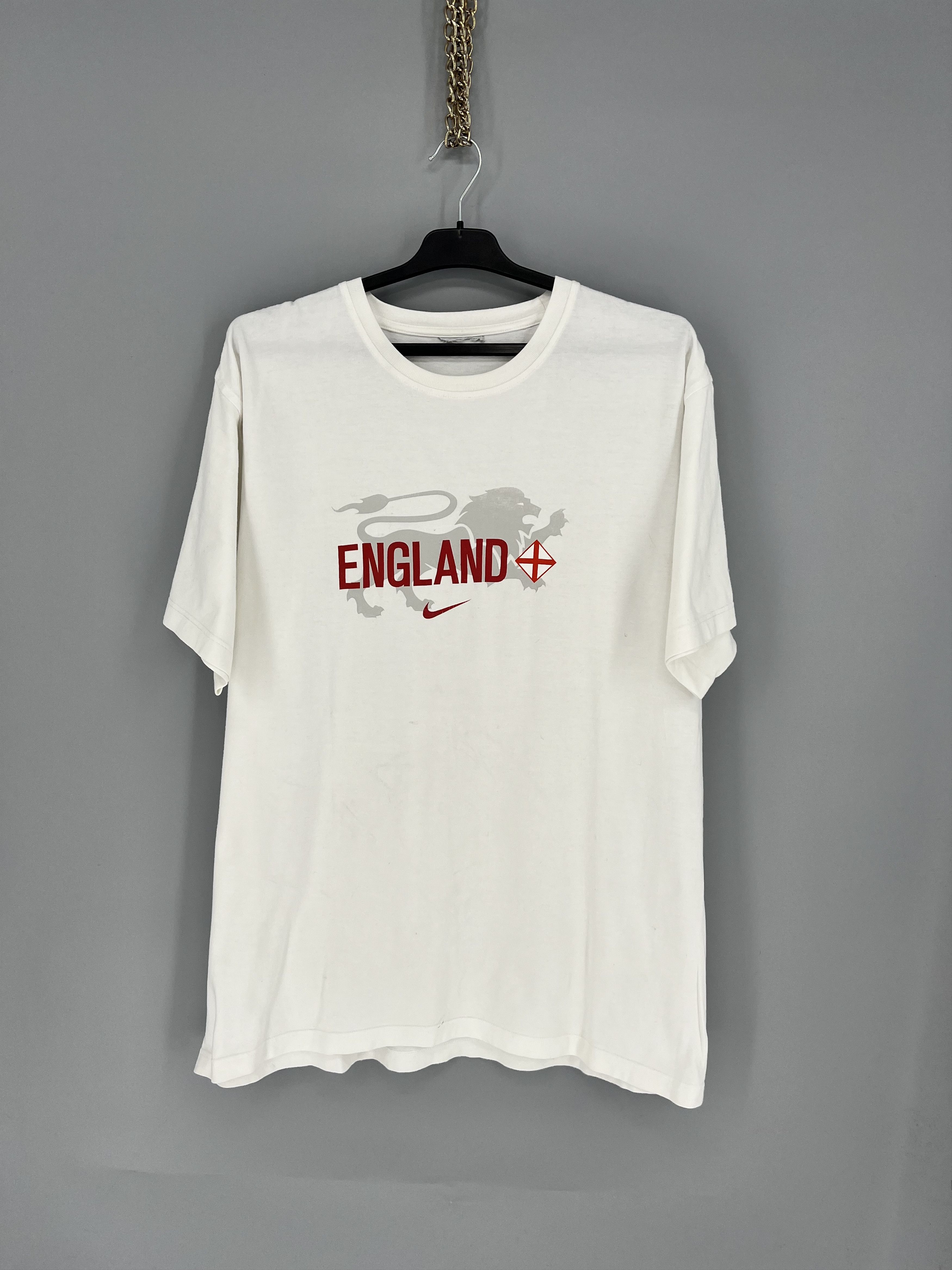 Nike × Vintage Vintage Nike England Rooney football tee Size US XL / EU 56 / 4 - 1 Thumbnail