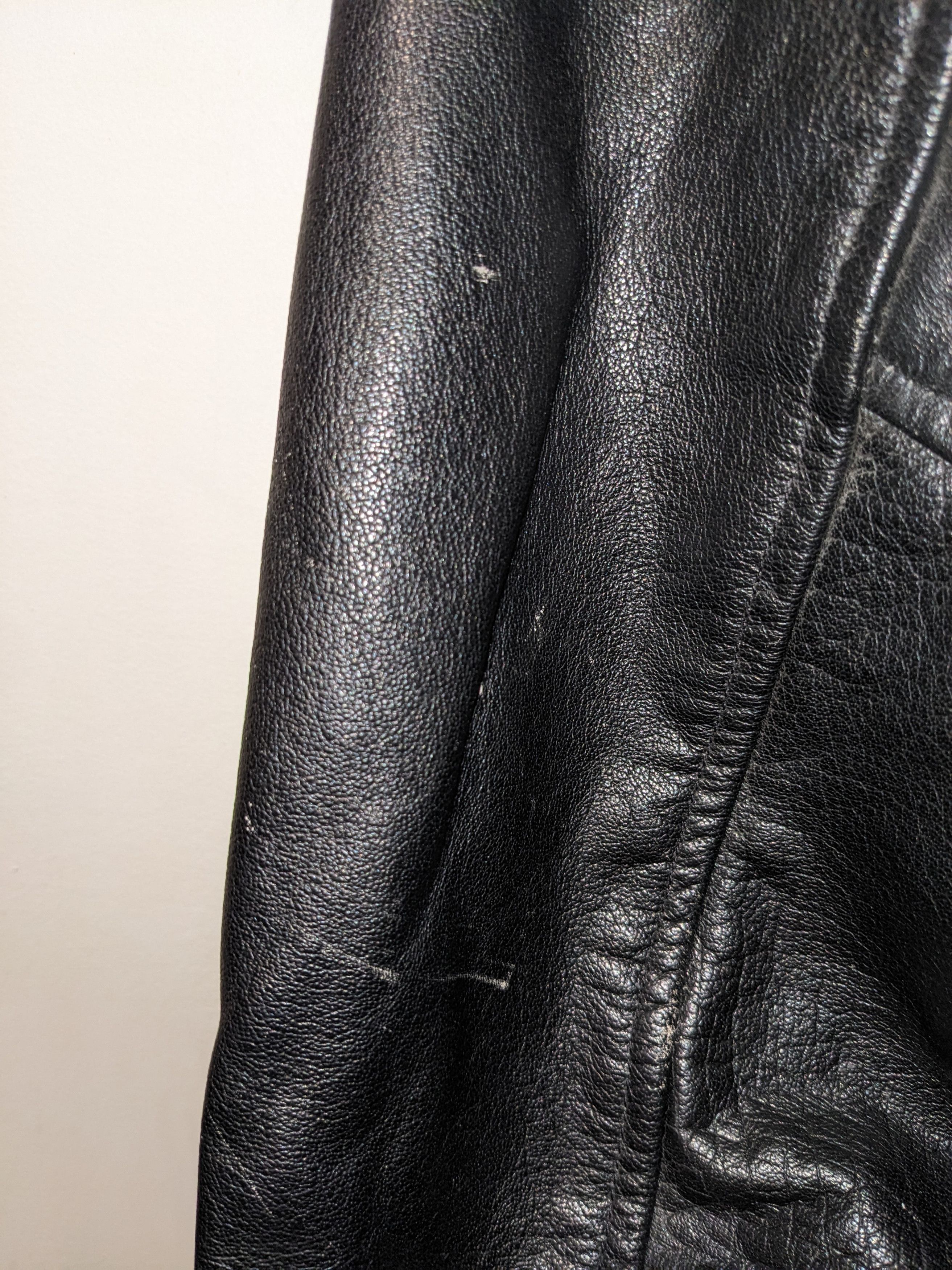 Vintage 90s Harley Davidson Motorcycle Tall Leather Jacket