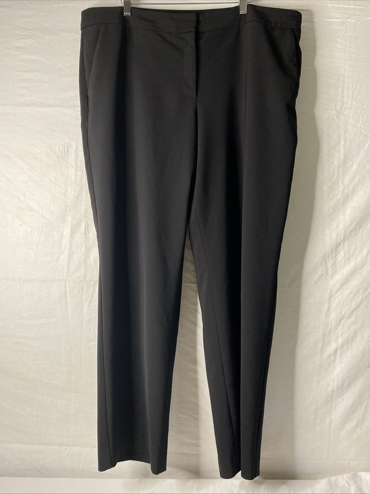 Talbots Talbots Black Dress Pants Womens Straight Leg Sz 18 EUC Size 40" / US 18 - 1 Thumbnail