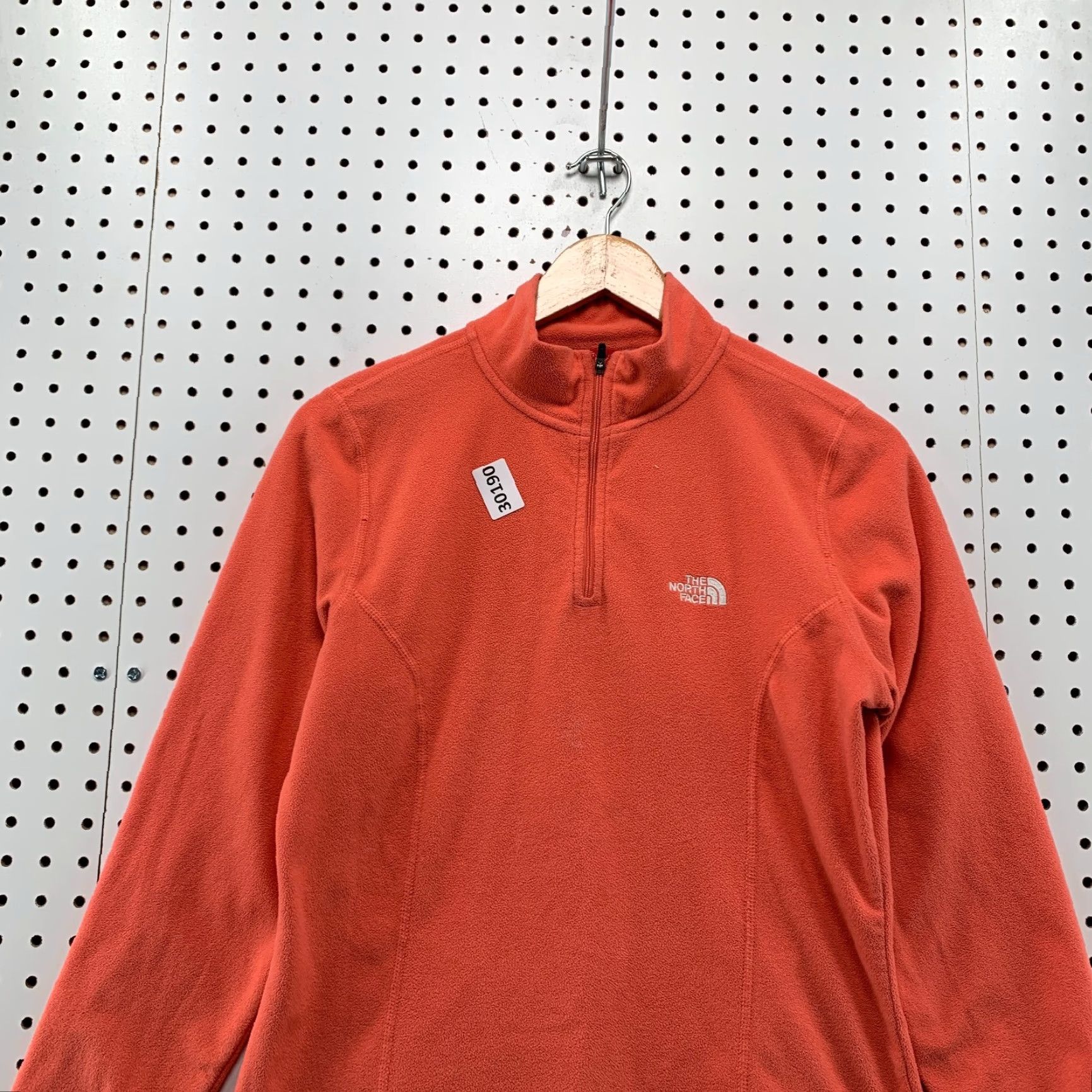 The North Face The North Face 1/4 Zip Fleece Pullover Womens Medium Sunrise Coral TKA 19.5x24 Size M / US 6-8 / IT 42-44 - 2 Thumbnail