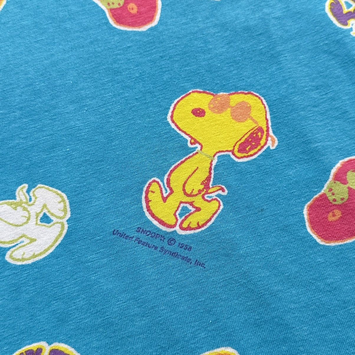 Cartoon Network × Peanuts × Vintage RARE Snoopy Monogram Vintage Peanuts Cartoon Movie T-Shirt Size US M / EU 48-50 / 2 - 12 Thumbnail