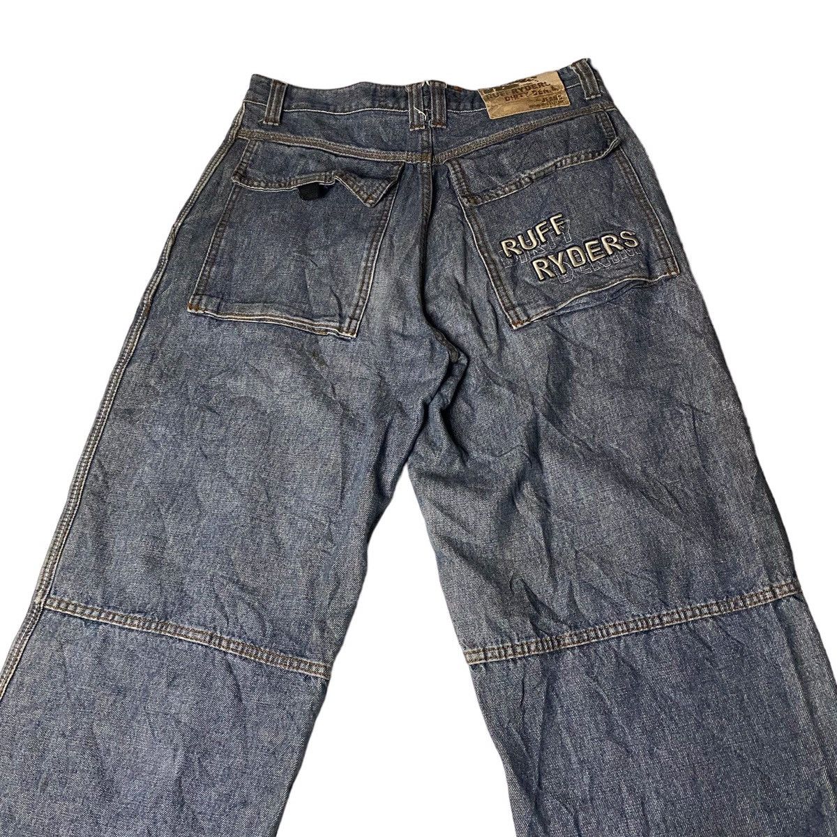 If Six Was Nine 2000s Ruff Ryder Flared Washed Jeans Size US 32 / EU 48 - 12 Thumbnail