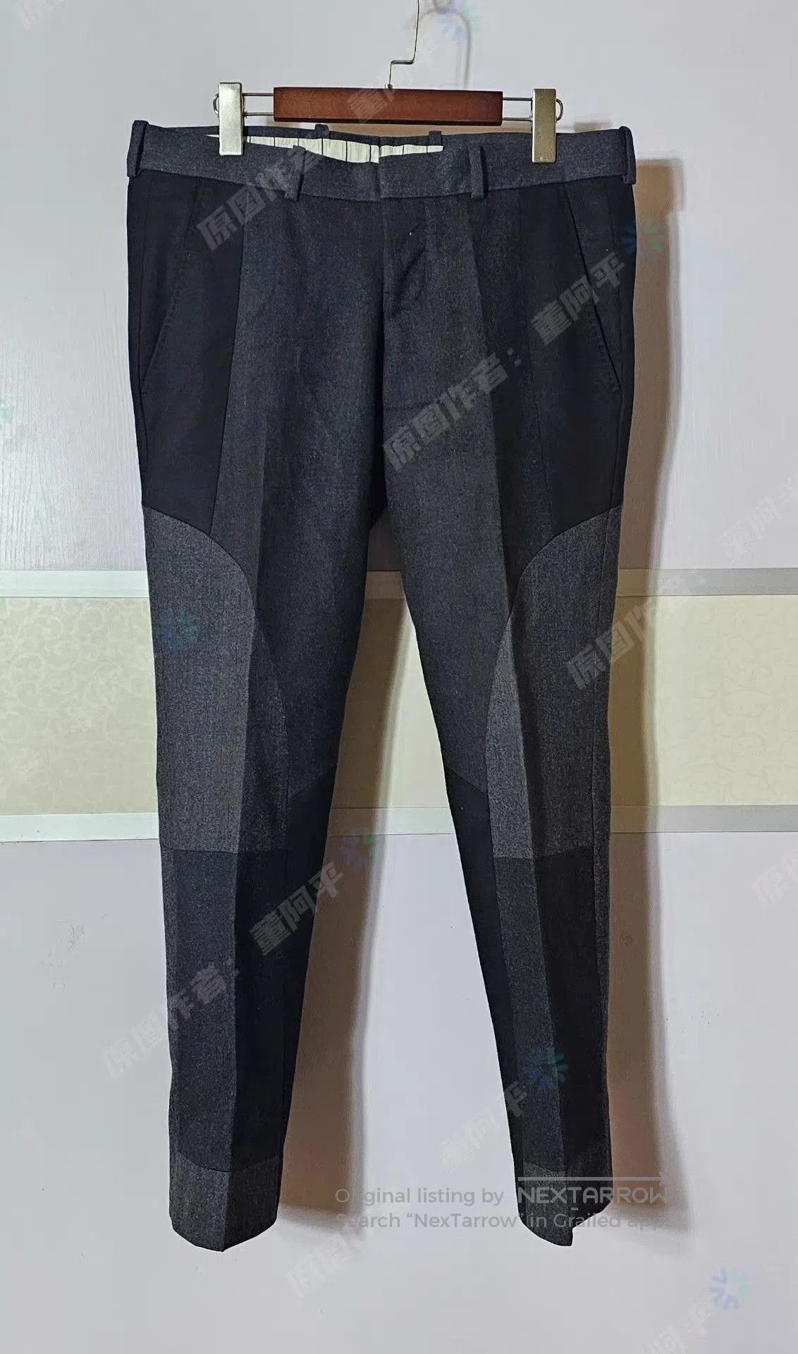 Alexander McQueen Gray Patchwork Jacket & Pants Set. Size US M / EU 48-50 / 2 - 8 Thumbnail