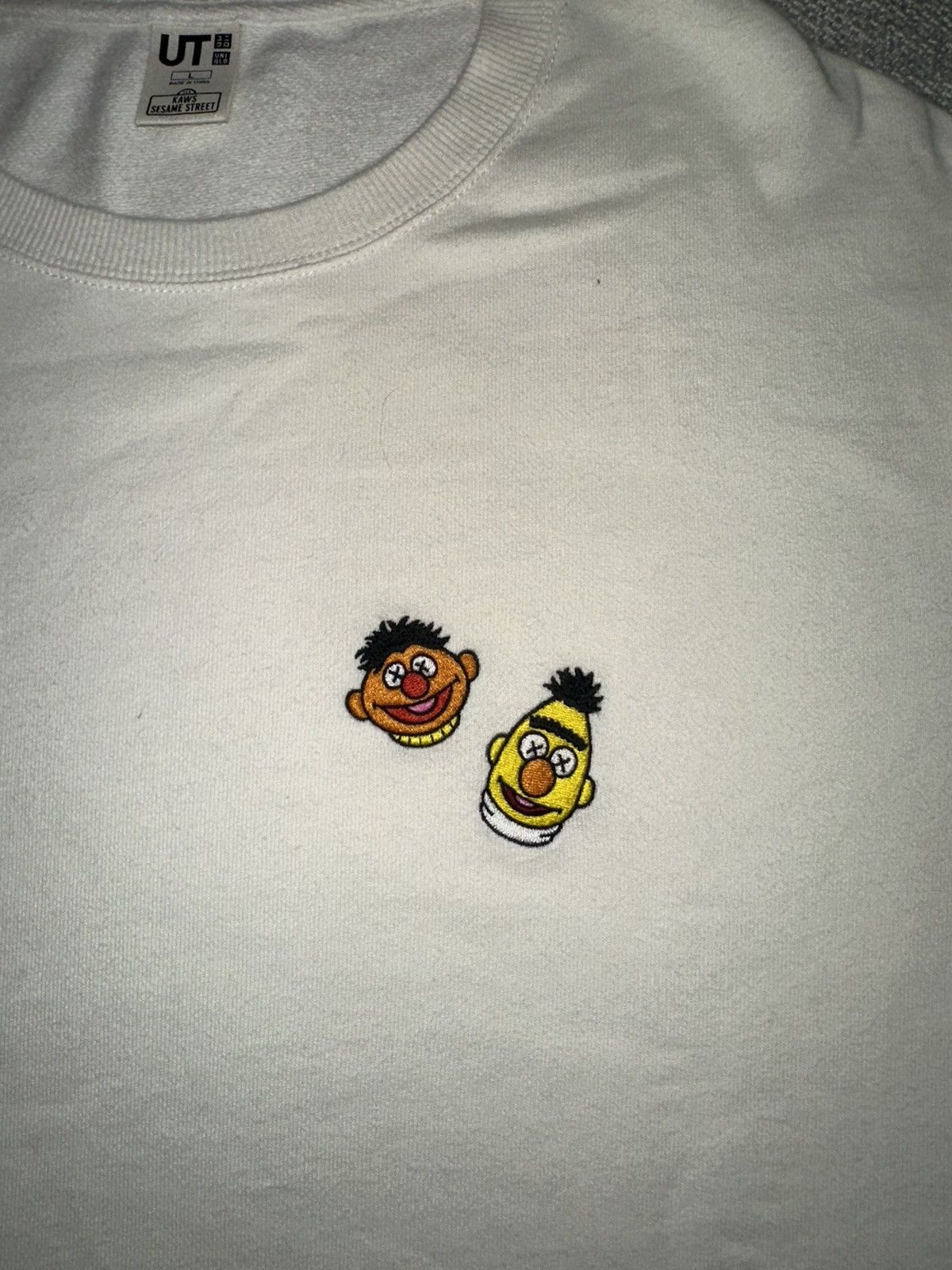 Kaws KAWS x Sesame Street Bert & Ernie Heads Sweatshirt Beige Size L / US 10 / IT 46 - 2 Thumbnail