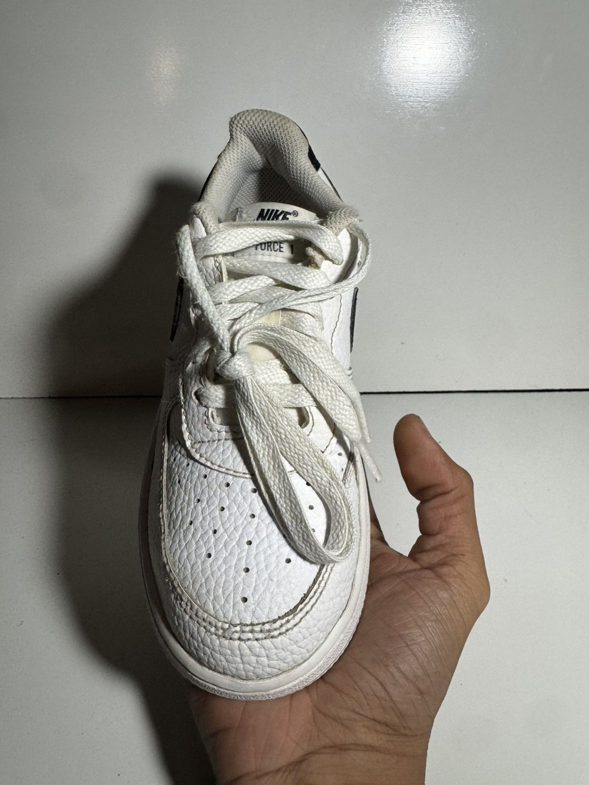 Nike Nike Air Force 1 “White Black” PS Size 1Y Size US 4 / IT 34 - 7 Thumbnail