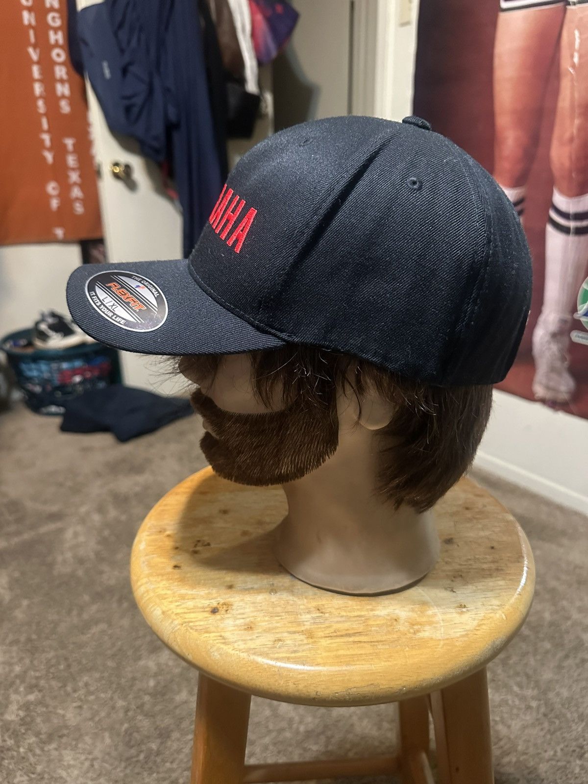 Yamaha Vintage Yamaha motorcycle “triple black” fitted hat 00s Size ONE SIZE - 5 Thumbnail