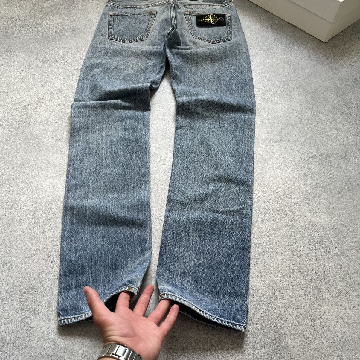 Stone Island STONE ISLAND Jeans Wash Blue Denim Vintage Y2k Affliction Size US 30 / EU 46 - 4 Thumbnail