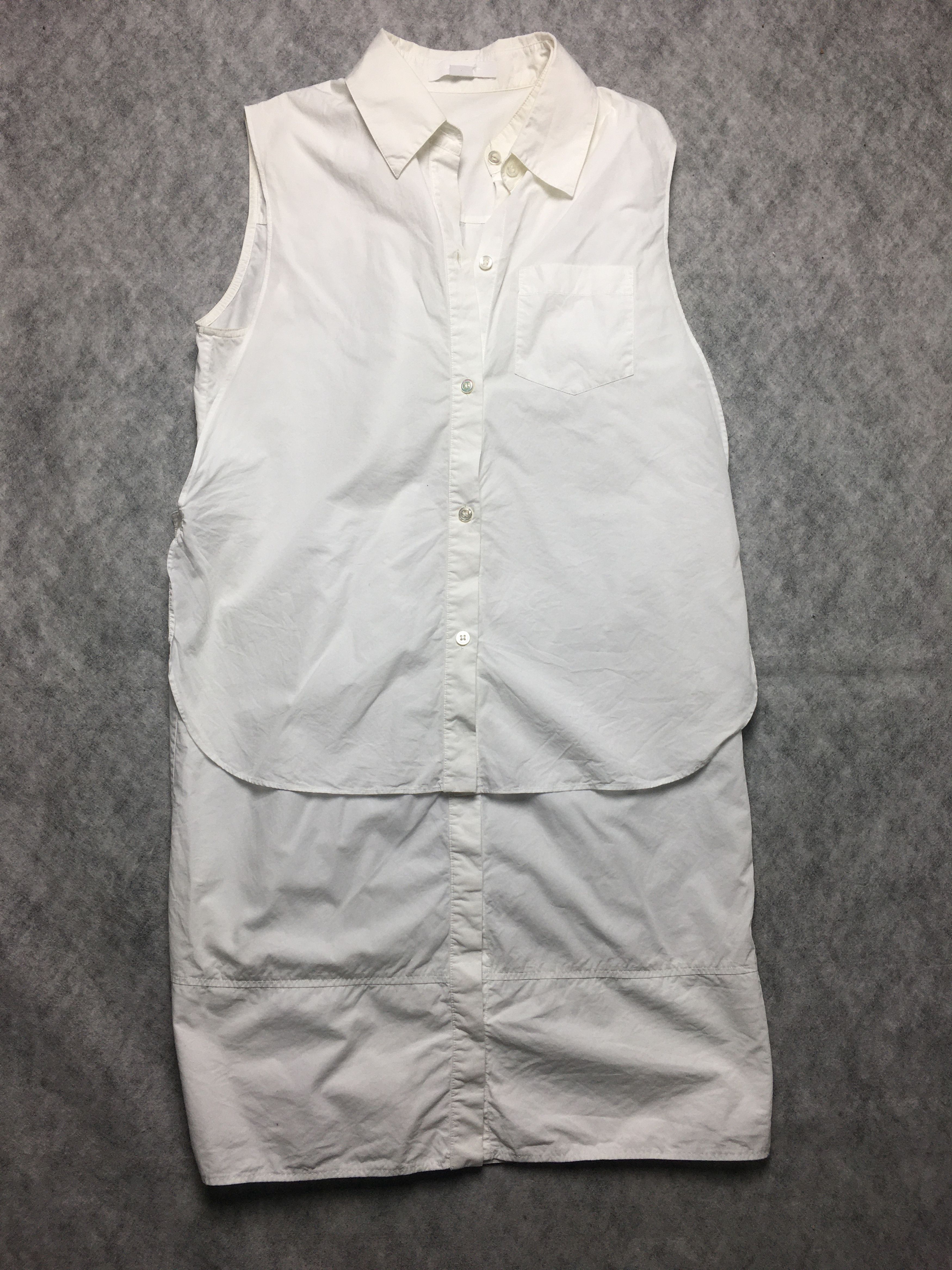 Alexander Wang Alexander Wang Shirt Dress White Collared Cotton Size 6 Size M / US 6-8 / IT 42-44 - 6 Thumbnail