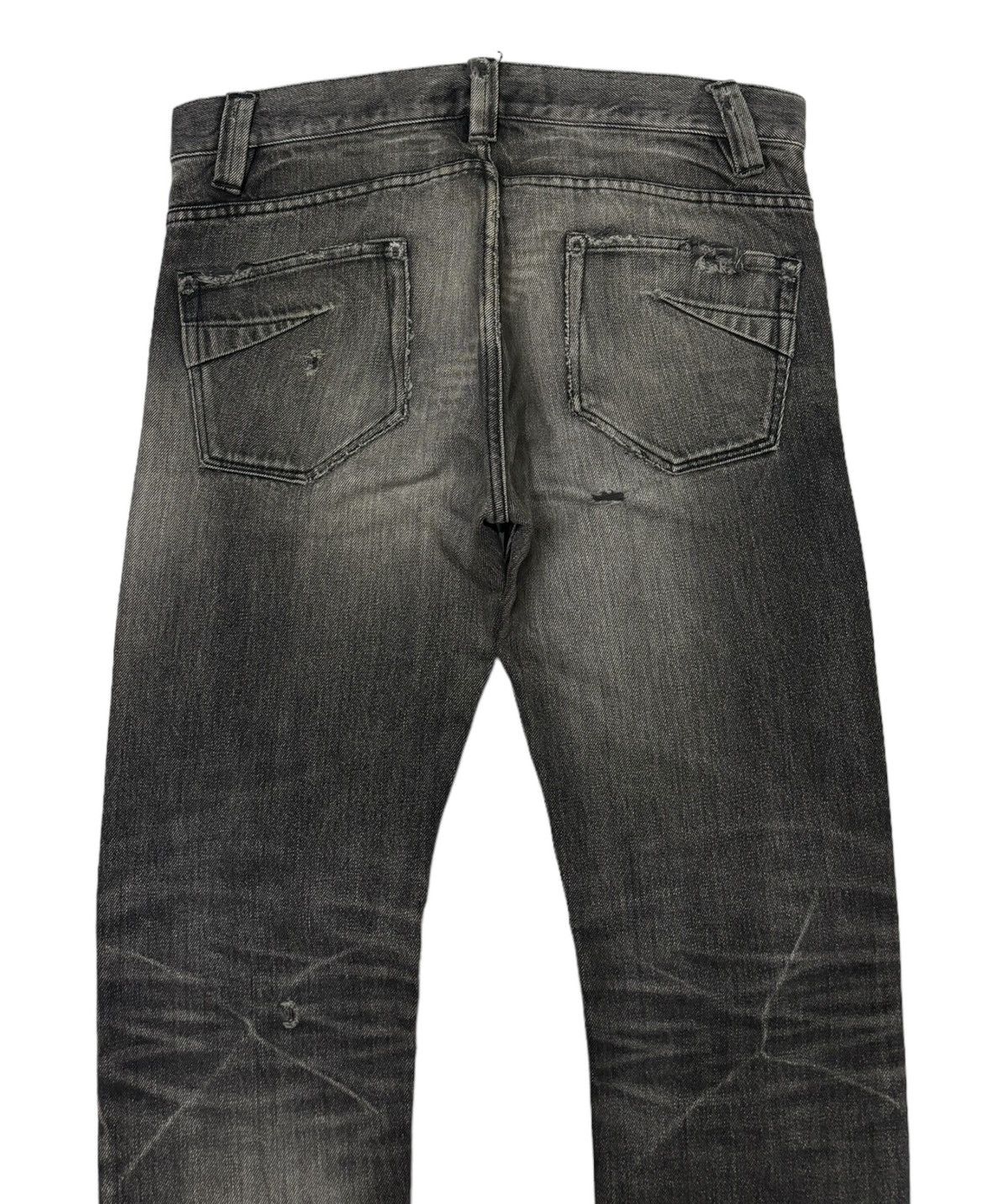 Japanese Brand VINTAGE HNBM DISTRESS PUNK NUMBER NINE IFSIXWASNINE DESIGN Size US 34 / EU 50 - 9 Thumbnail