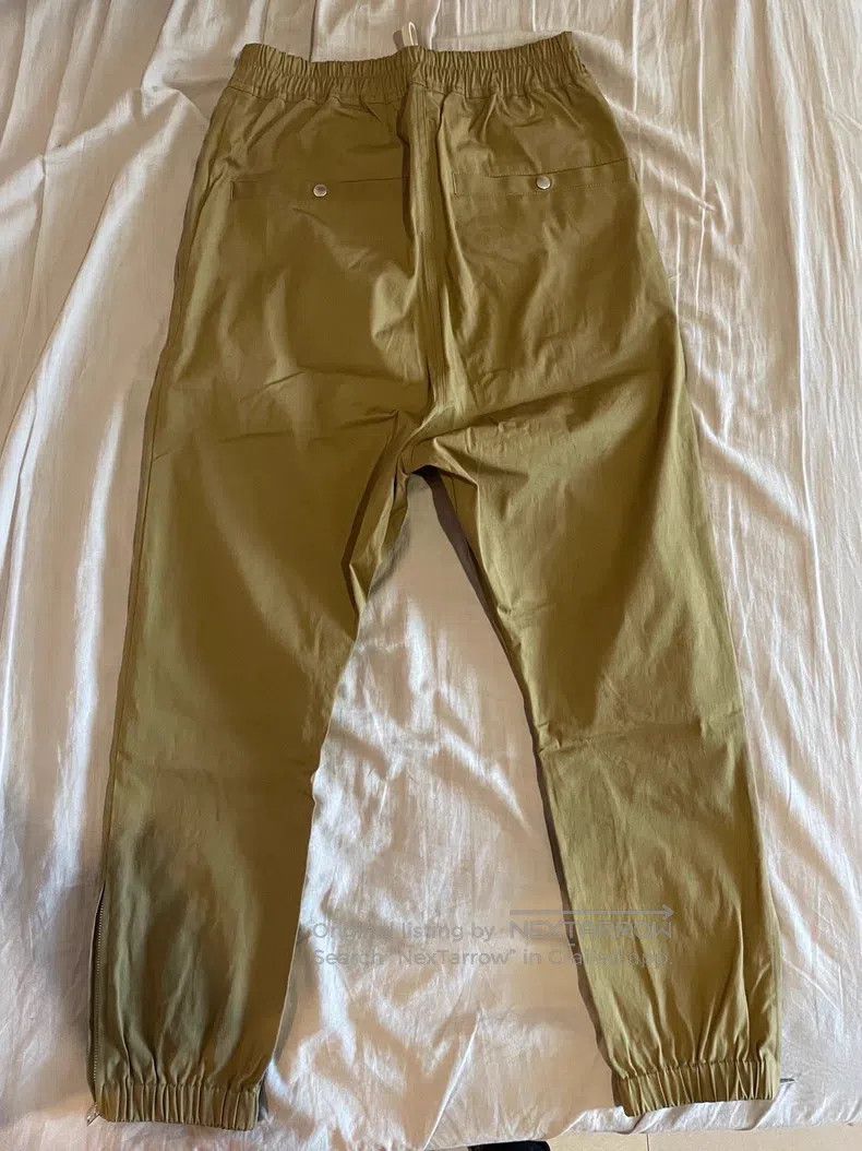 Rick Owens Rick Owens Khaki zipper pants Size US 36 / EU 52 - 3 Thumbnail