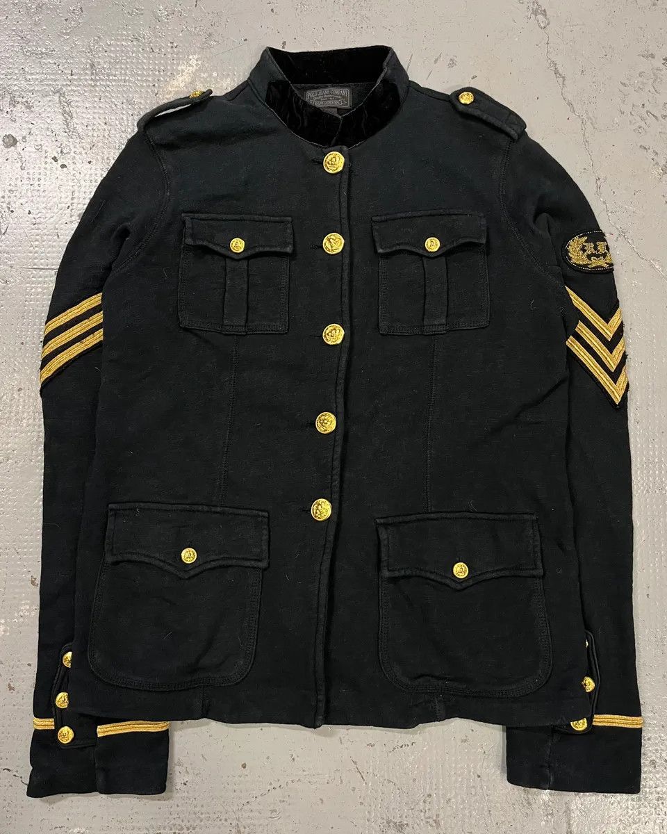 Polo Ralph Lauren 2010s Ralph Lauren Gold Buttons Officer Black Jacket Size US M / EU 48-50 / 2 - 4 Thumbnail