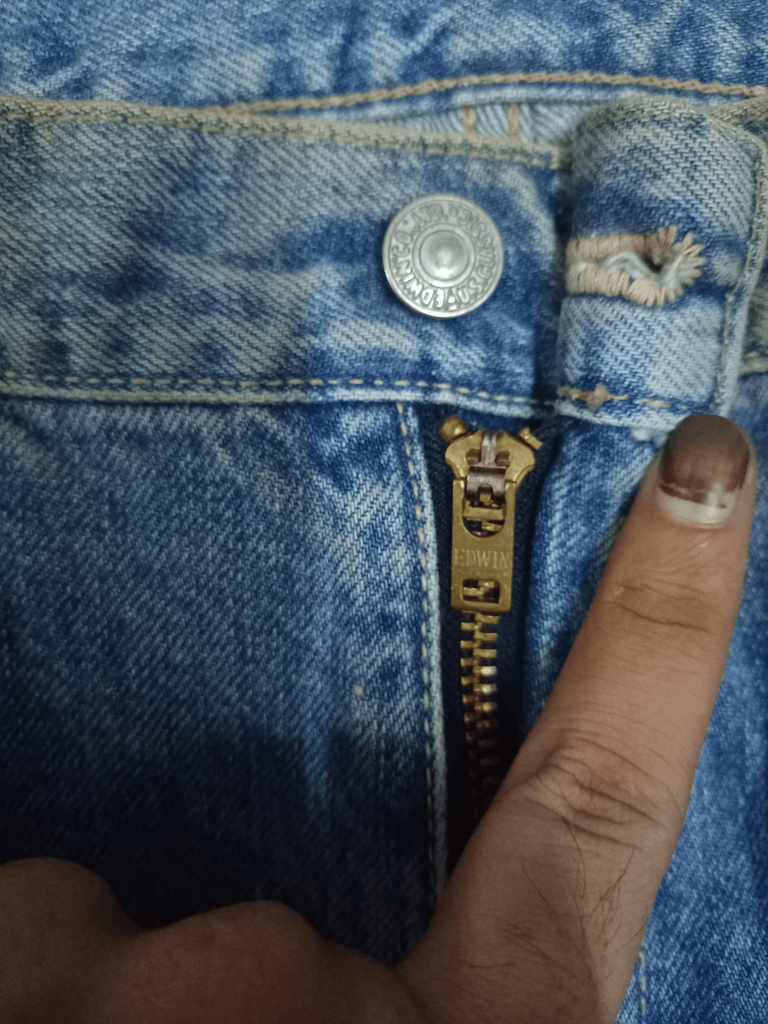Edwin Vintage Edwin 1962 US Classic Grunge Style Baggy Jeans 31x26 Size US 31 - 5 Thumbnail