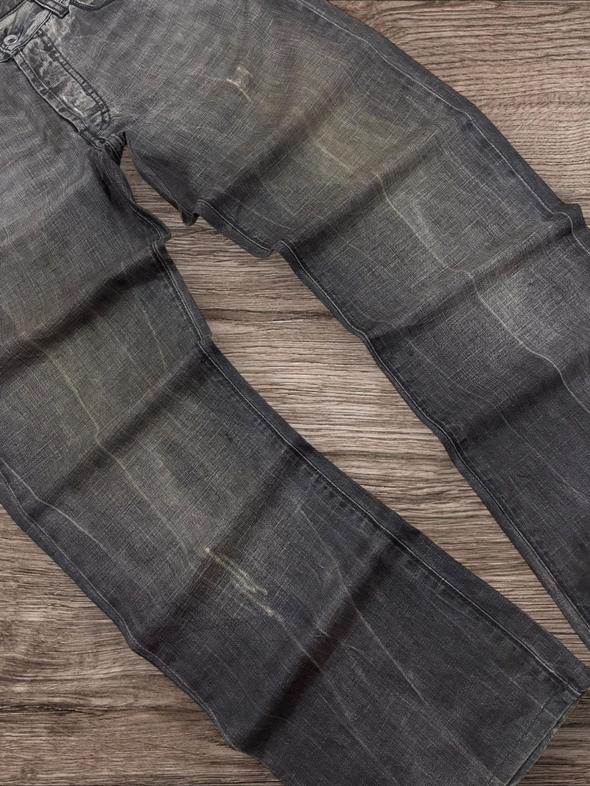 Hugo Boss Vtg BOSS by Hugo Boss Grunge Destroyed Jeans Size US 33 - 3 Thumbnail