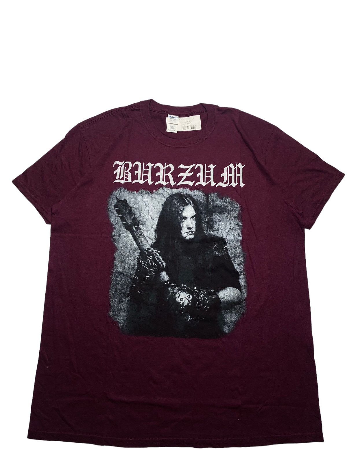 image of Band Tees x Kanye West Burzum In Burgundy in Burgandy, Men's (Size XL)