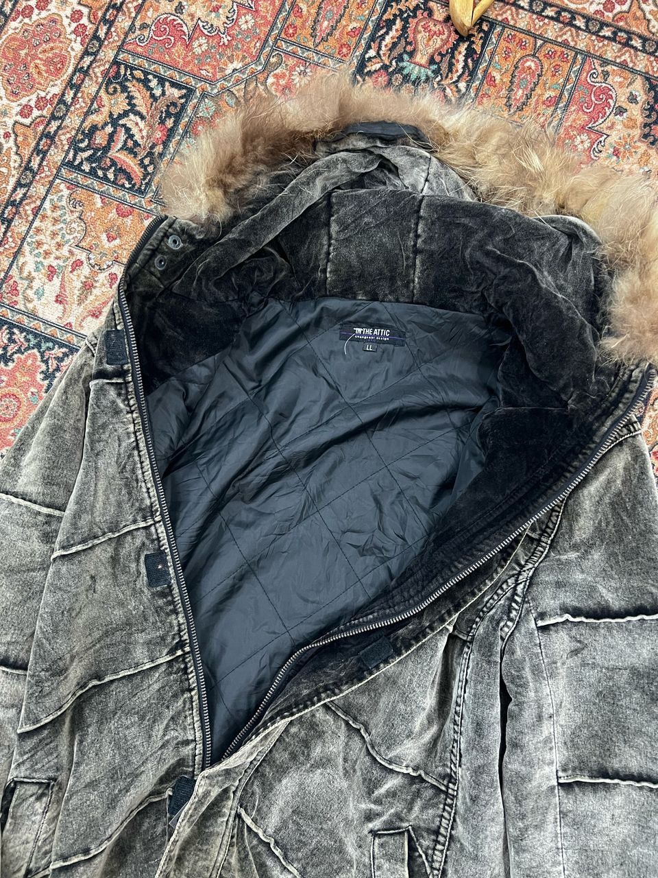 In The Attic × Le Grande Bleu (L.G.B.) In The Attic Faux Fur Jacket Size US L / EU 52-54 / 3 - 19 Thumbnail
