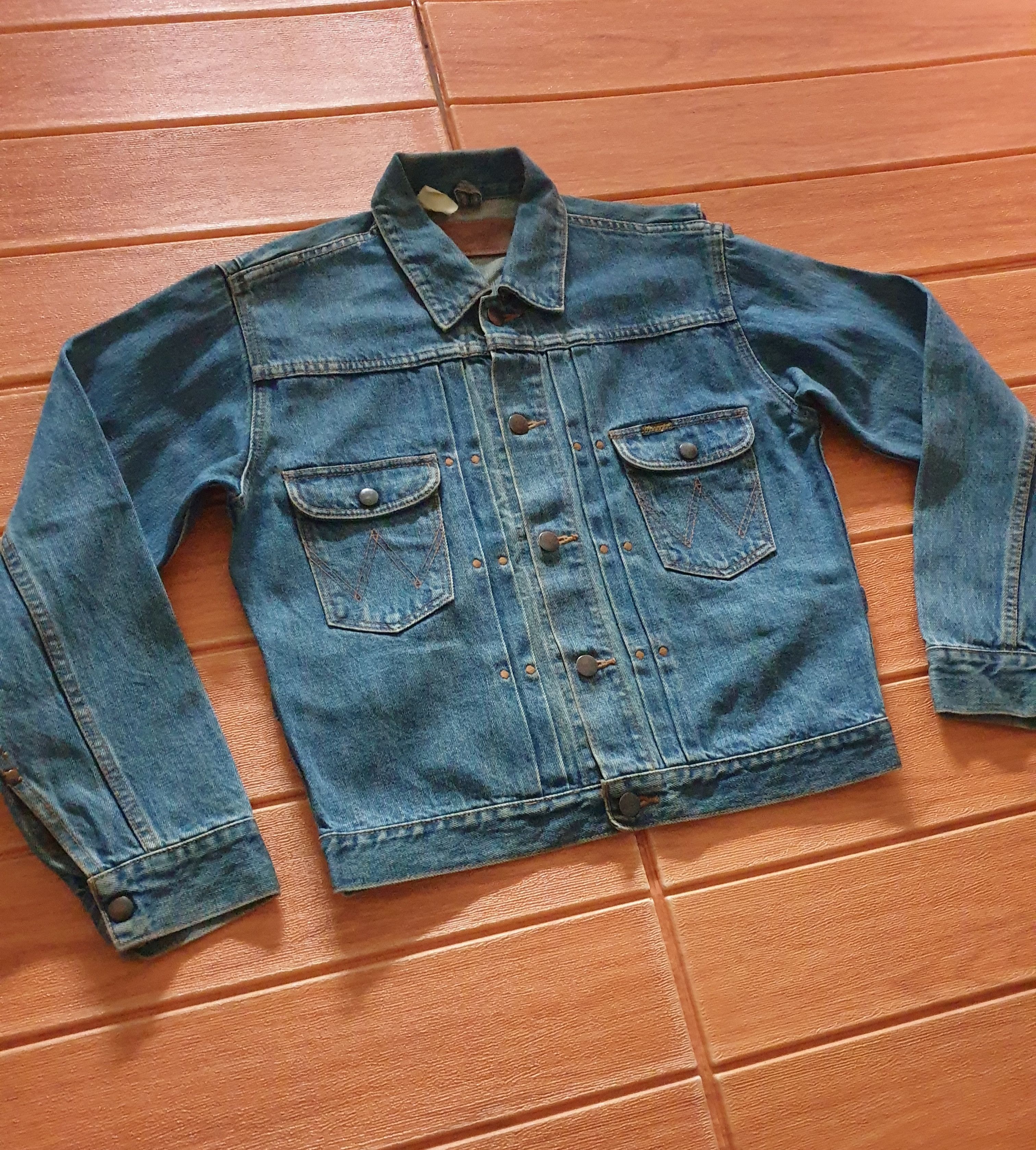 Wrangler 💥Vintage wrangler lot 11 wj denim jacket Size US M / EU 48-50 / 2 - 4 Thumbnail
