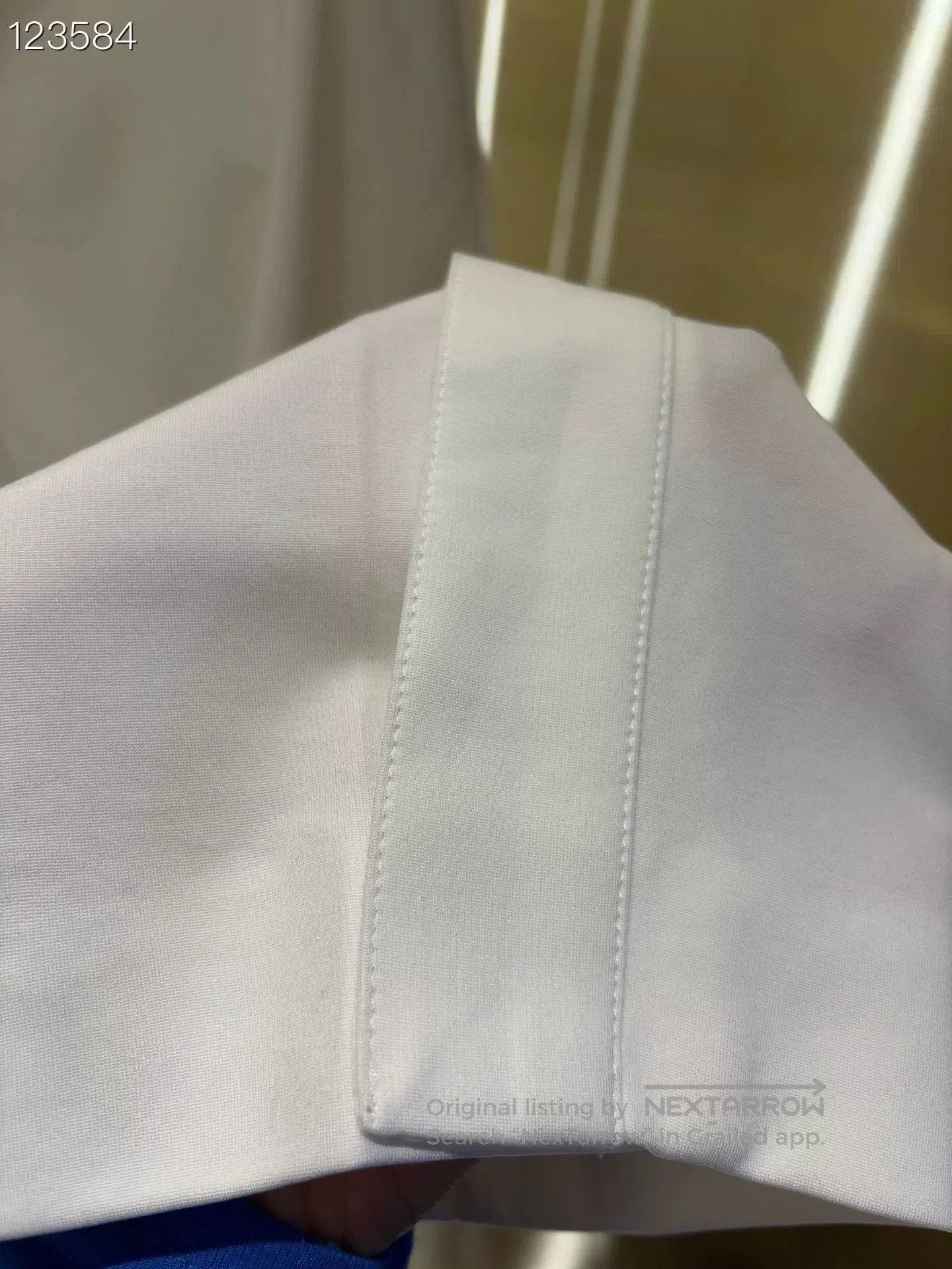 Louis Vuitton Louis Vuitton White Straight Women's Pants. Size 35" - 6 Thumbnail