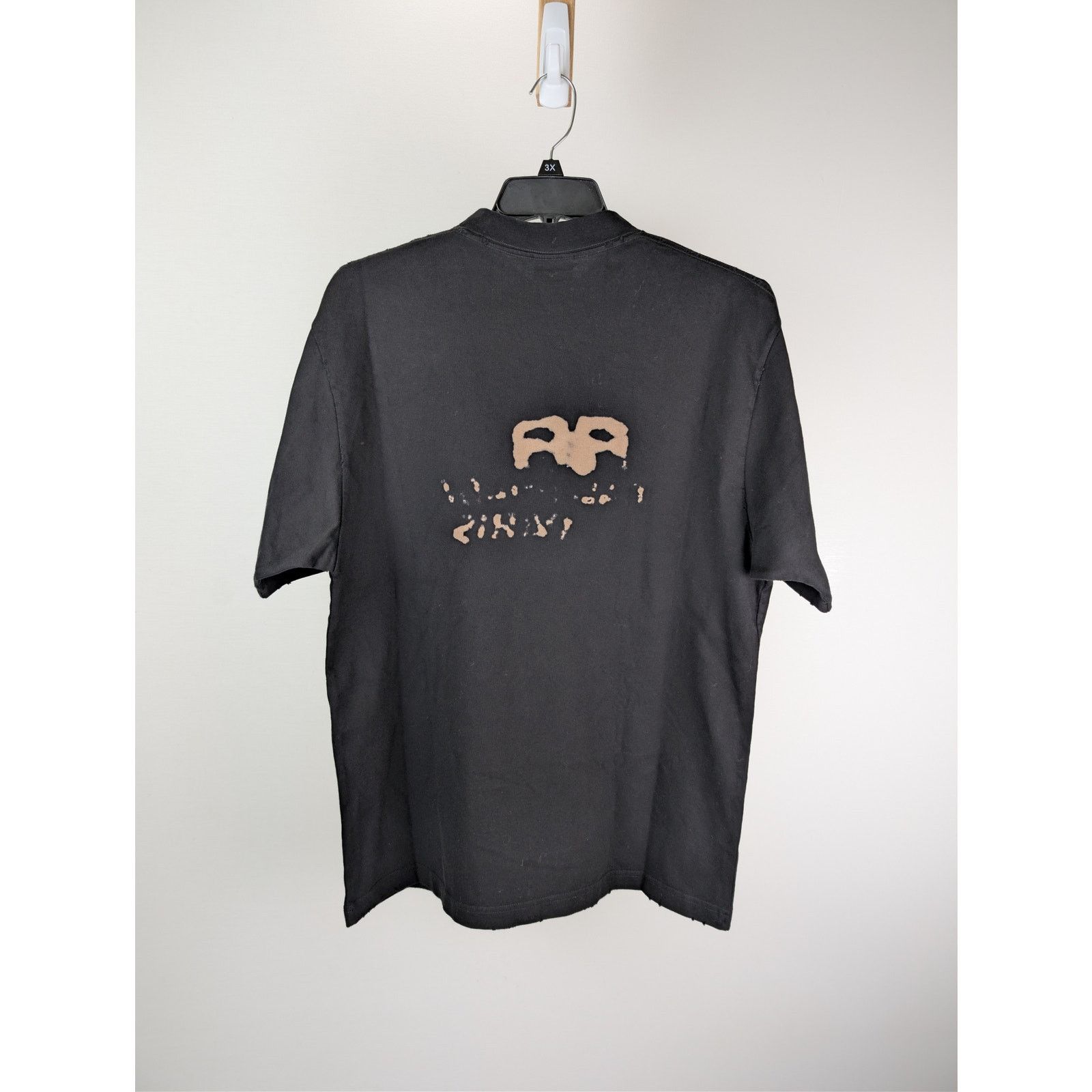 Balenciaga o1rshd1 Hand Drawn BB Icon Vintage Jersey Medium Fit T-Shirt Size US XS / EU 42 / 0 - 9 Thumbnail