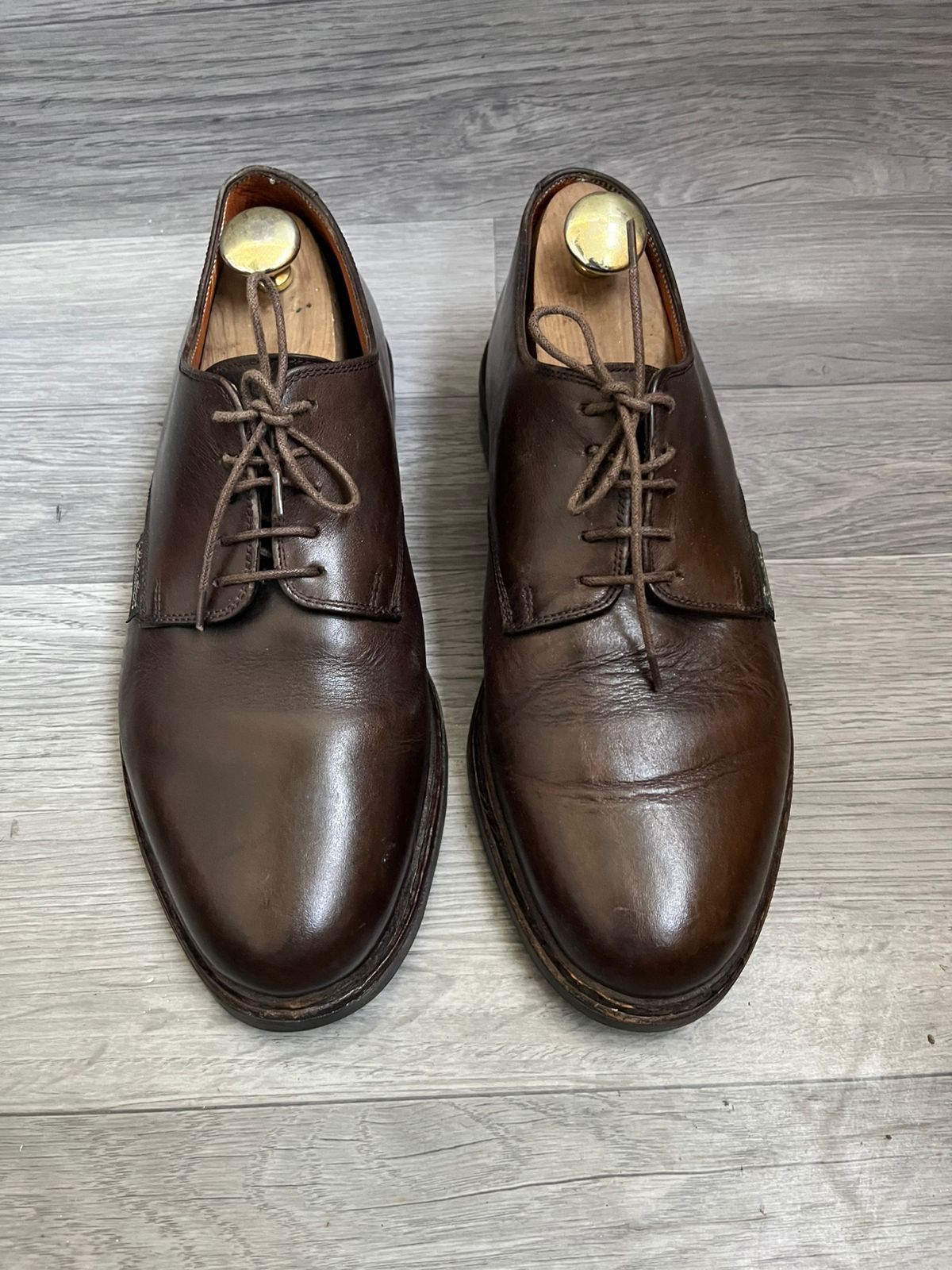 Paraboot Paraboot Arles Derby Brown Leather Shoes Sz 9.5 UK Size US 10.5 / EU 43-44 - 11 Thumbnail