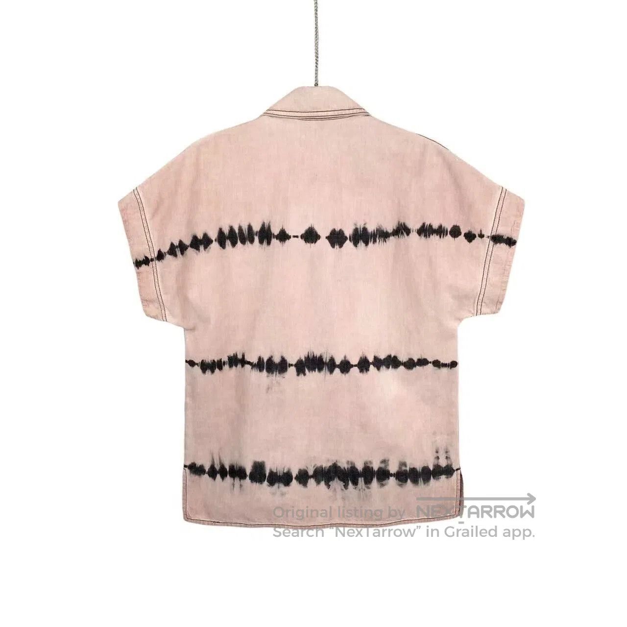 Dior Dior Rendered print bee-embroidered short-sleeved denim sh Size 4XL / US 24-26 - 2 Thumbnail