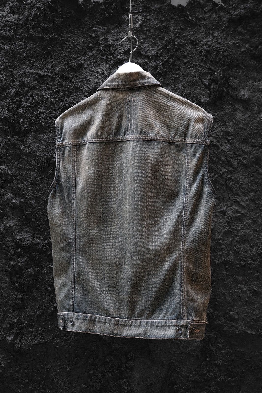 Rick Owens Drkshdw Rick Owens DRKSHDW Waxed Denim Vest Size US M / EU 48-50 / 2 - 4 Thumbnail