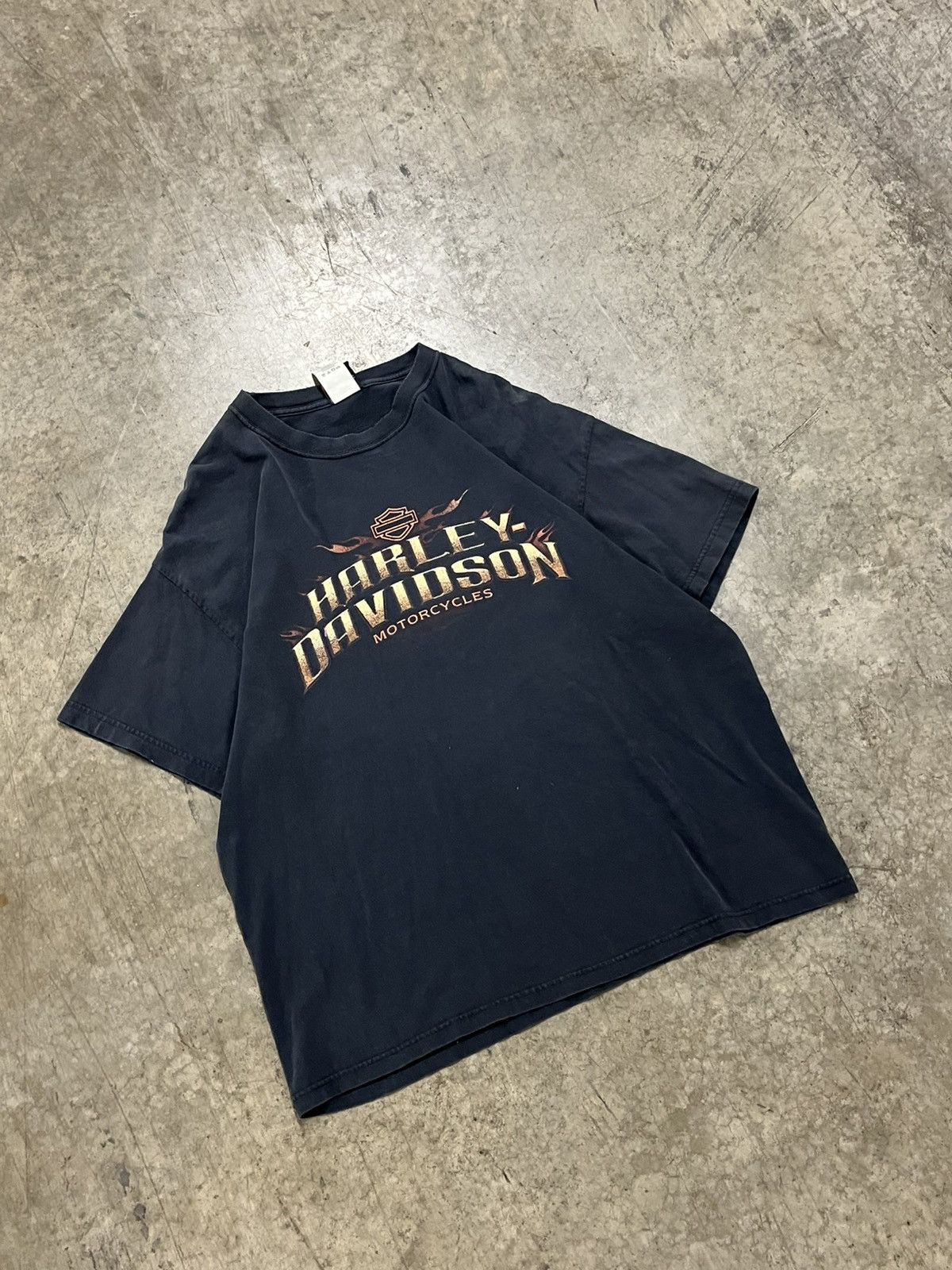 Harley Davidson × Vintage Harley Davidson vintage sun faded 90s graphic tee hype rare Size US XL / EU 56 / 4 - 2 Thumbnail
