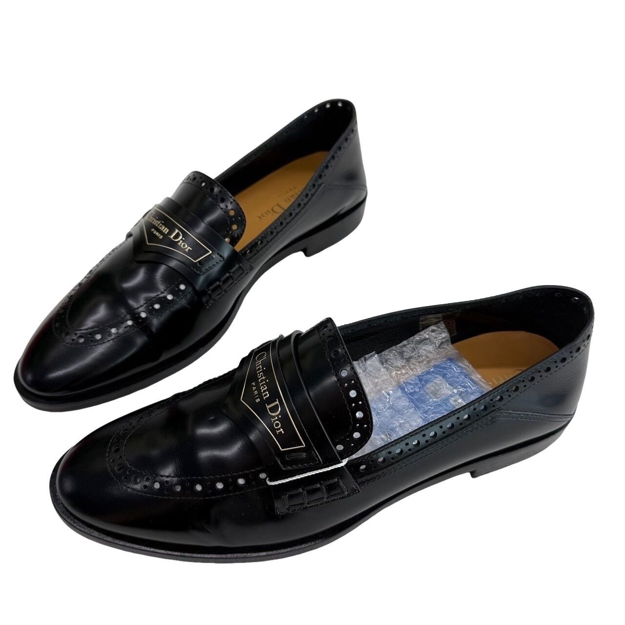 Dior Dior Black Logo Loafers Size 36.5 Size US 6.5 / IT 36.5 - 1 Thumbnail