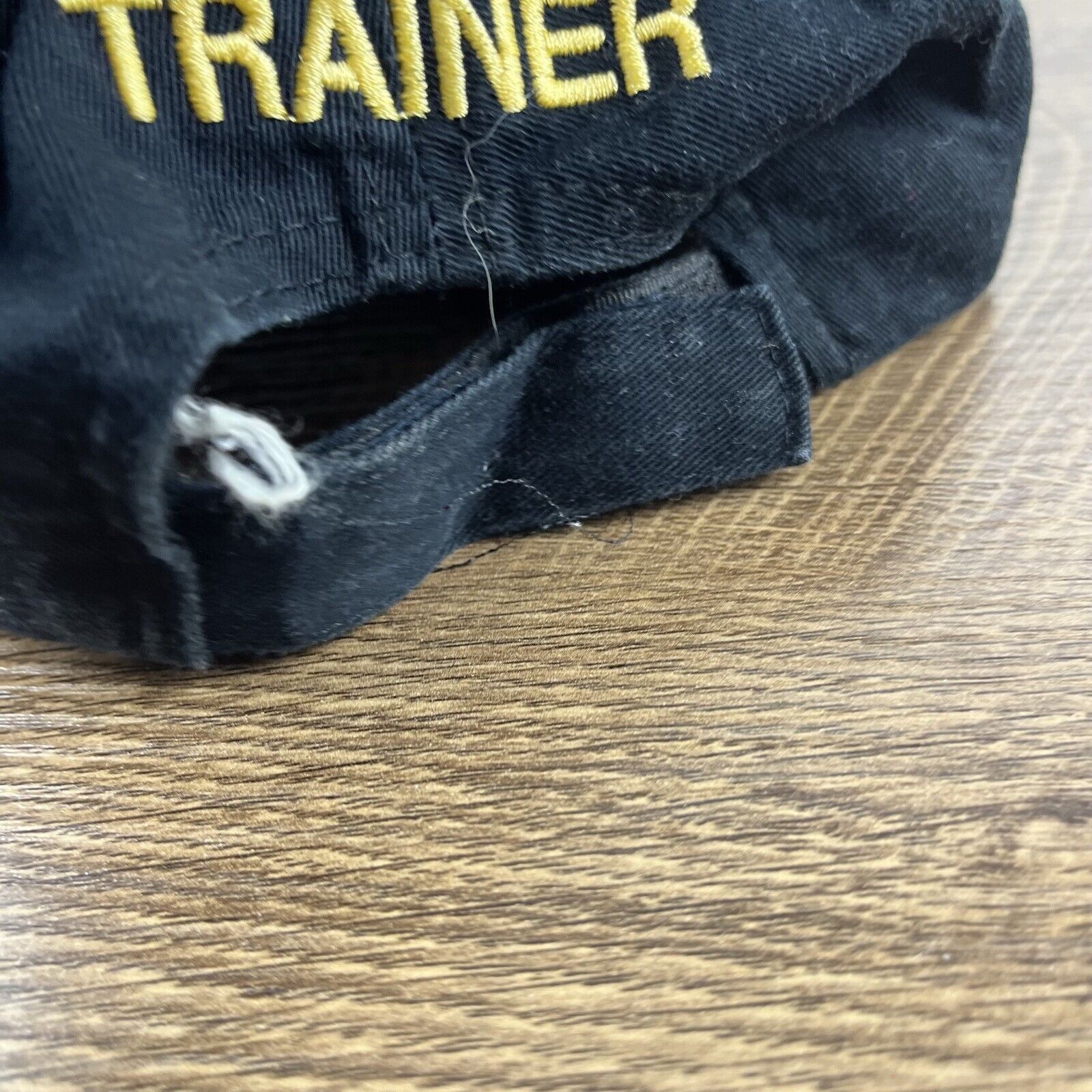 Other Associate Trainer Hat Black Cap Adjustable Hat Black Adult F Size ONE SIZE - 10 Thumbnail