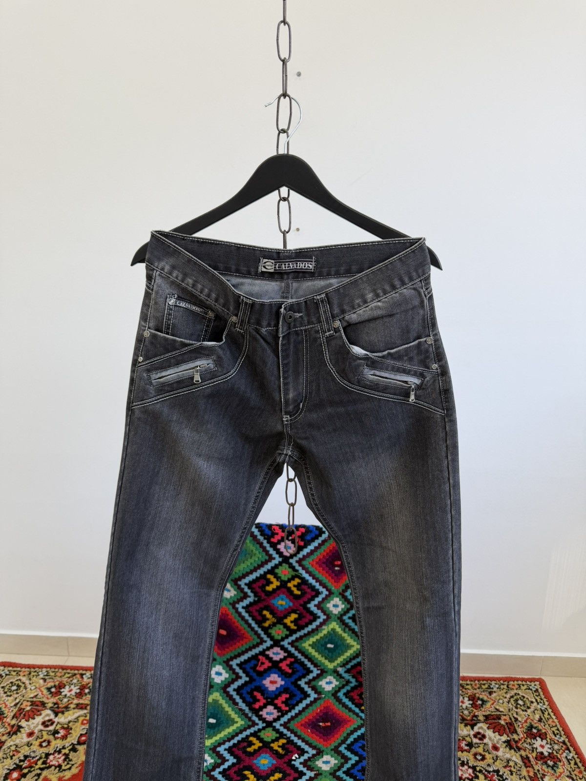 Hedi Slimane Vintage Dior Hedi Slimane Style Washed Denim Jeans Size US 30 / EU 46 - 5 Thumbnail