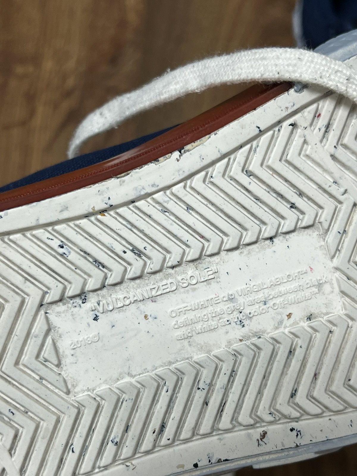 Off-White Off-White Blue Vulc Low Sneaker Size 40 Size US 7 / EU 40 - 11 Thumbnail