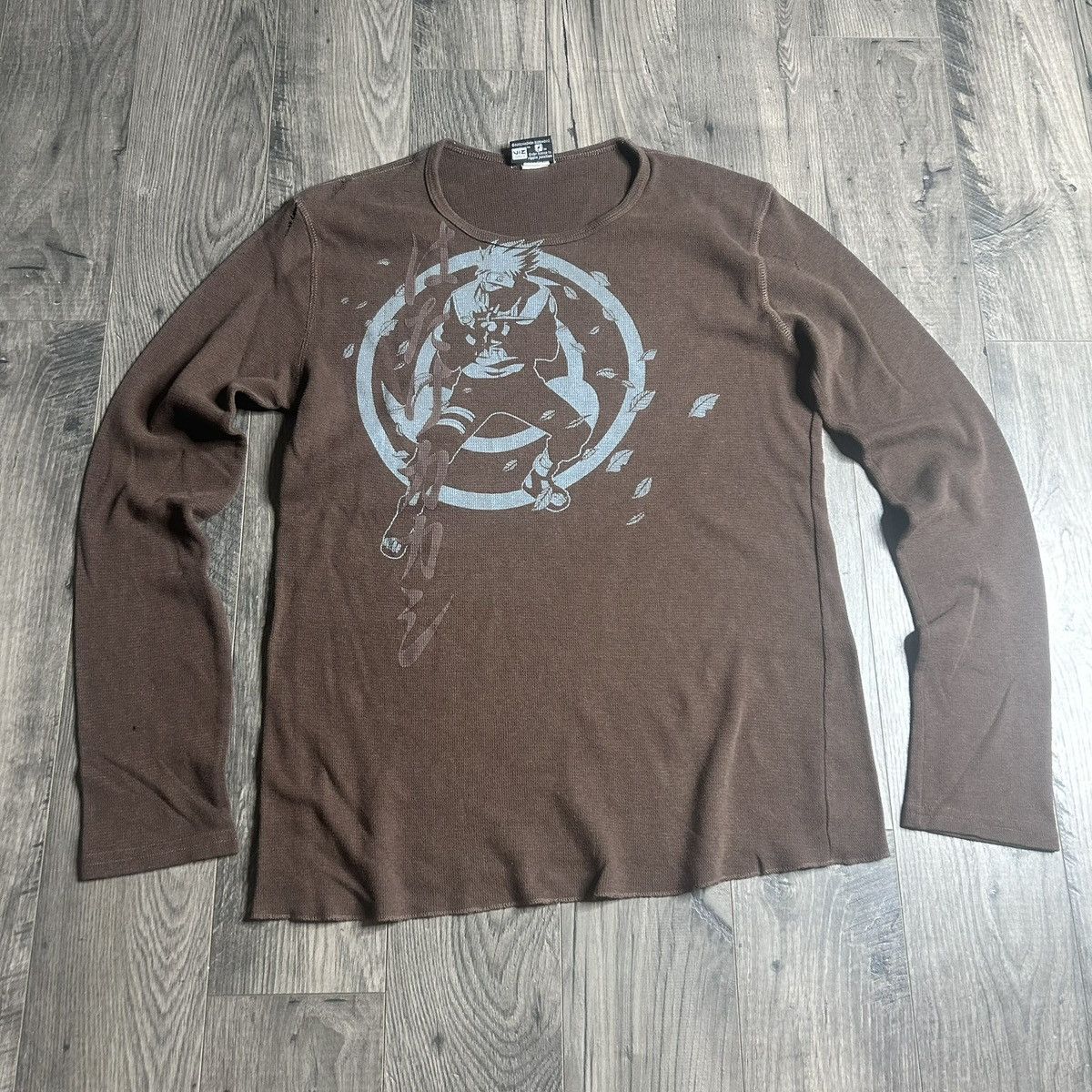 Anime 2002 Naruto kakashi brown thermal long sleeve Size US M / EU 48-50 / 2 - 1 Thumbnail