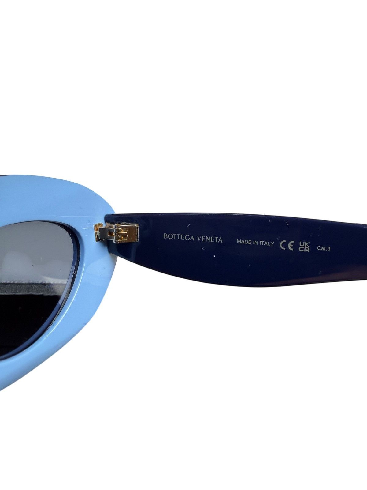 Bottega Veneta Bottega Veneta BV1202S Blue Sunglasses Size ONE SIZE - 4 Thumbnail