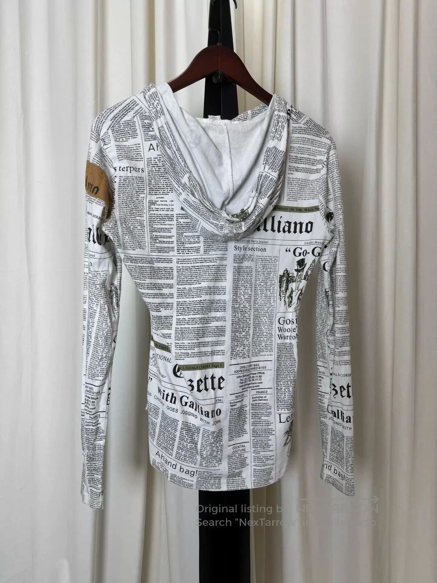 John Galliano john galliano black and white hoodie. Size L / US 10 / IT 46 - 5 Thumbnail