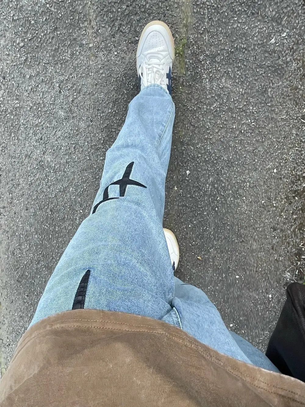 Japanese Brand × Vintage Cross Denim Pant Size US 30 / EU 46 - 5 Thumbnail
