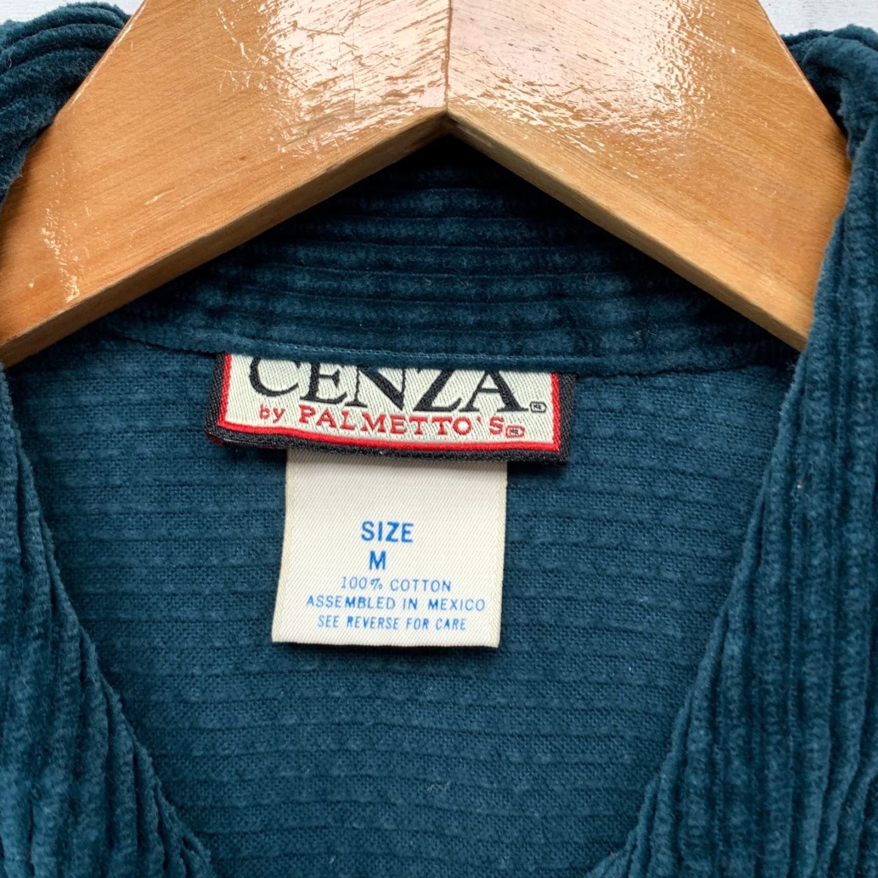 Vintage VINTAGE Cenza Jacket Womens Medium Corduroy Green Zip Size M / US 6-8 / IT 42-44 - 5 Thumbnail
