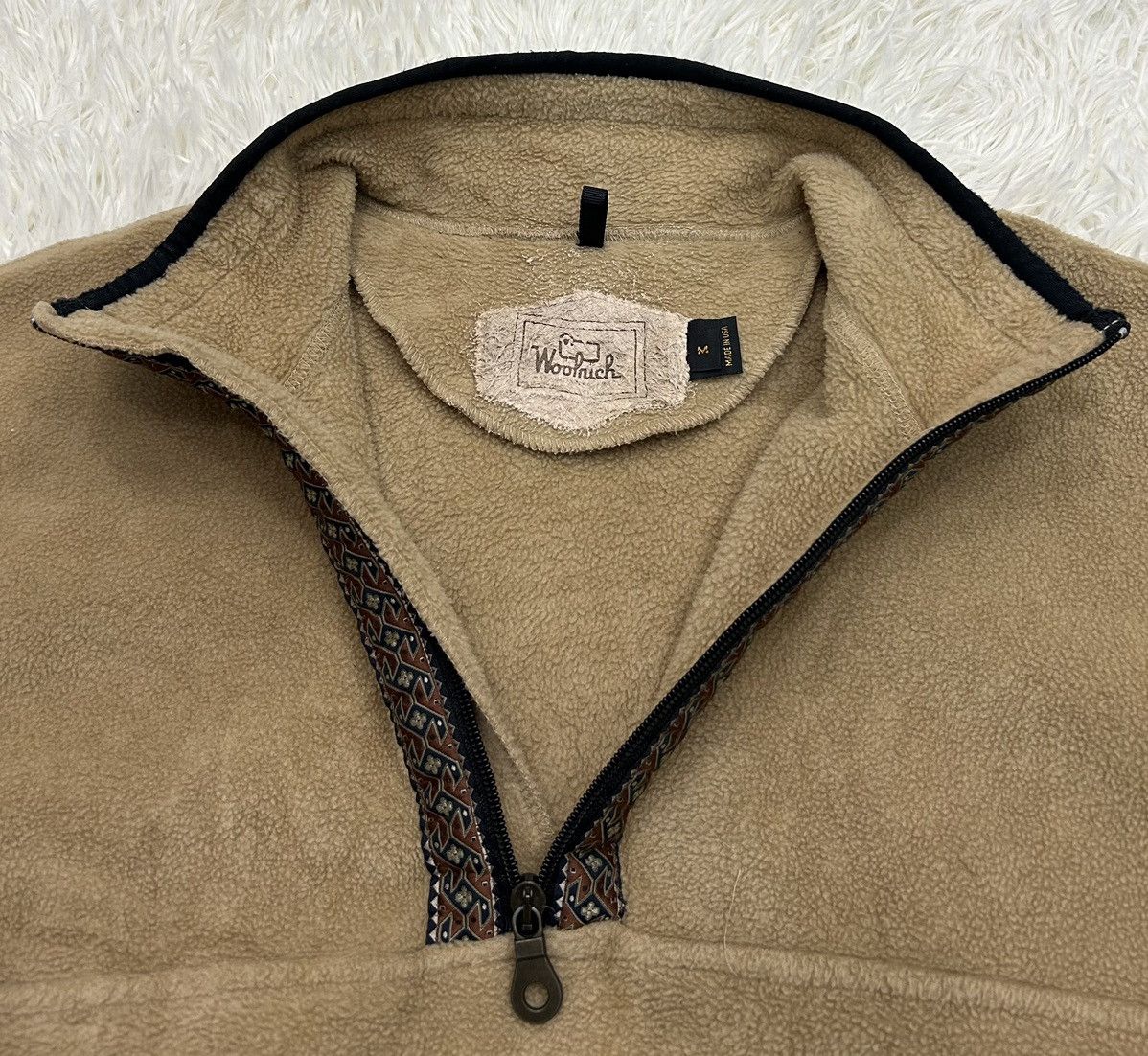 Vintage Woolrich Sherpa Fleece Pullover