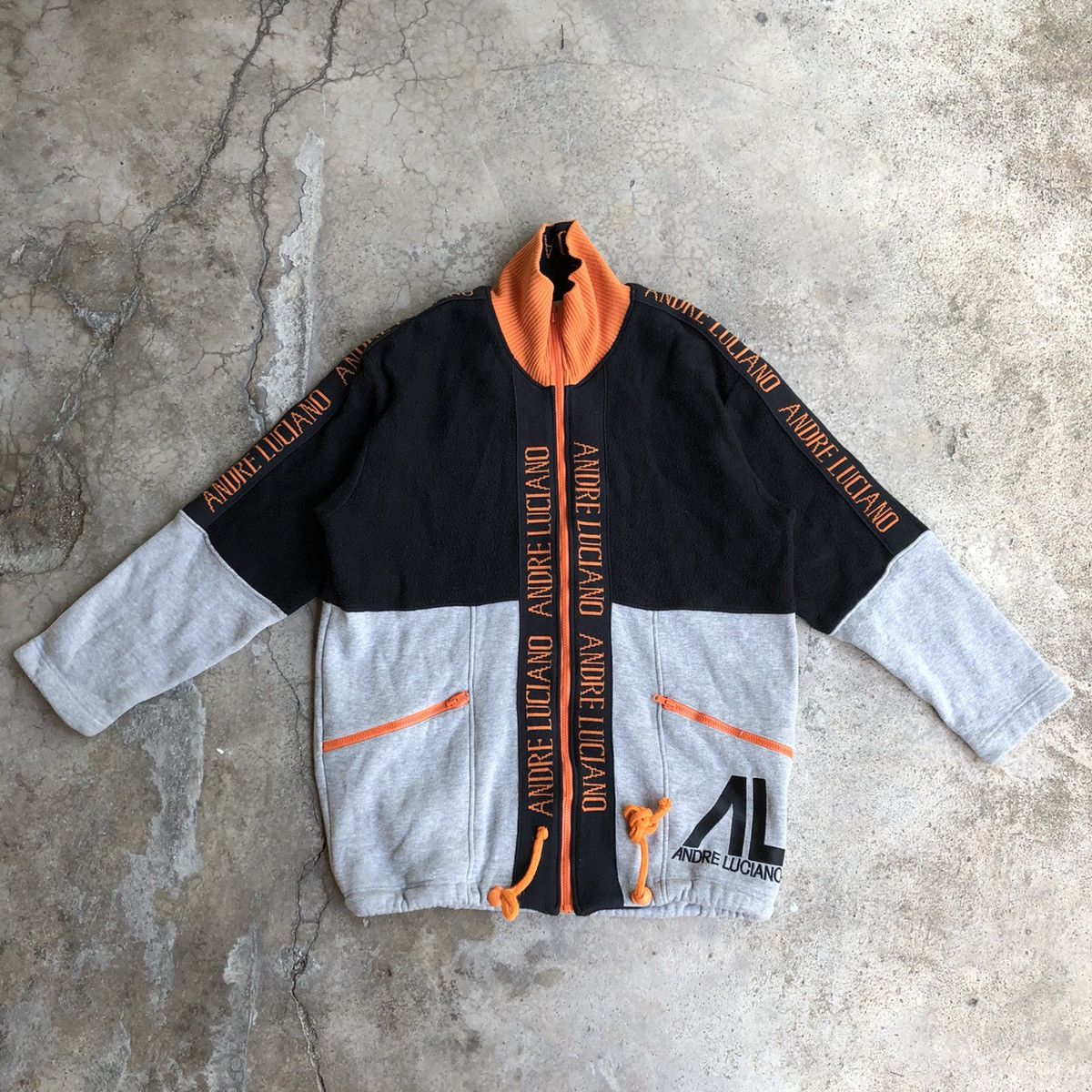 Andreluciano × Designer × Vintage 🔥Rare🔥Andre Luciano Half Fleece Winter Zipper Jacket Size US S / EU 44-46 / 1 - 1 Thumbnail
