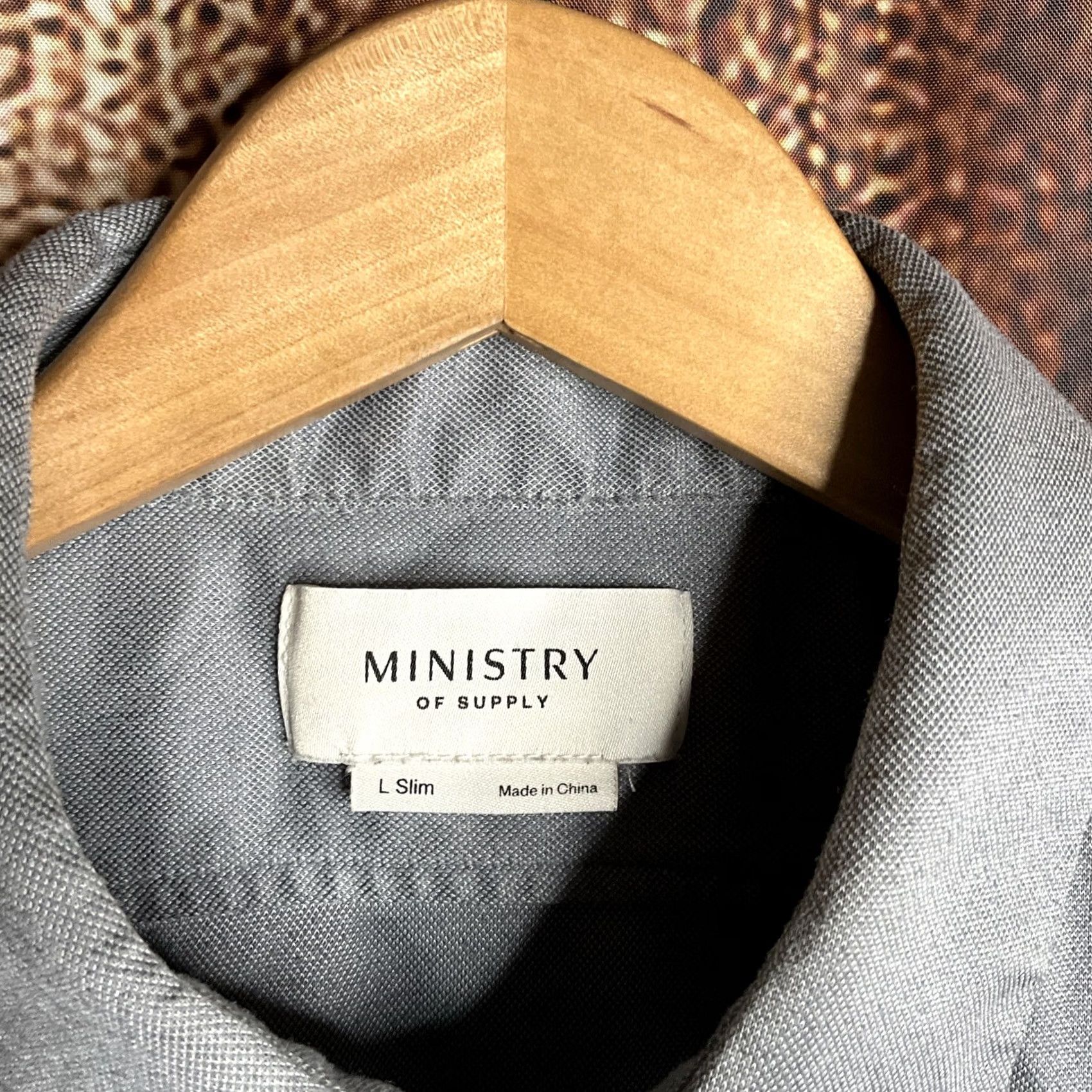 Vintage Ministry Of Supply Shirt Men's Large Gray Casual Slim Fit Button Up Adult Size US L / EU 52-54 / 3 - 2 Thumbnail