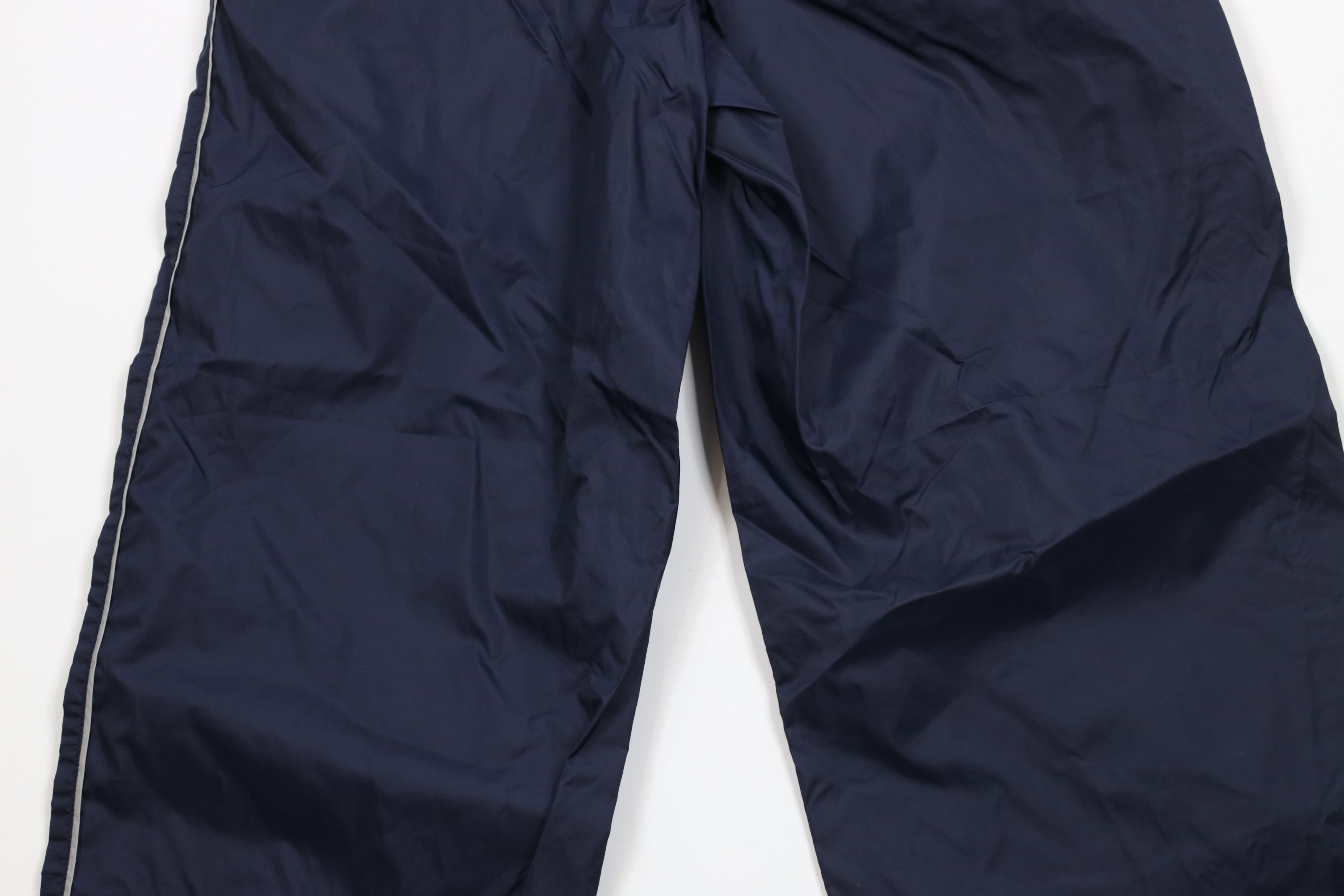 Nike × Vintage Vintage 90s Y2K Nike Mini Swoosh Wide Leg Windbreaker Pants Size US 34 / EU 50 - 11 Thumbnail