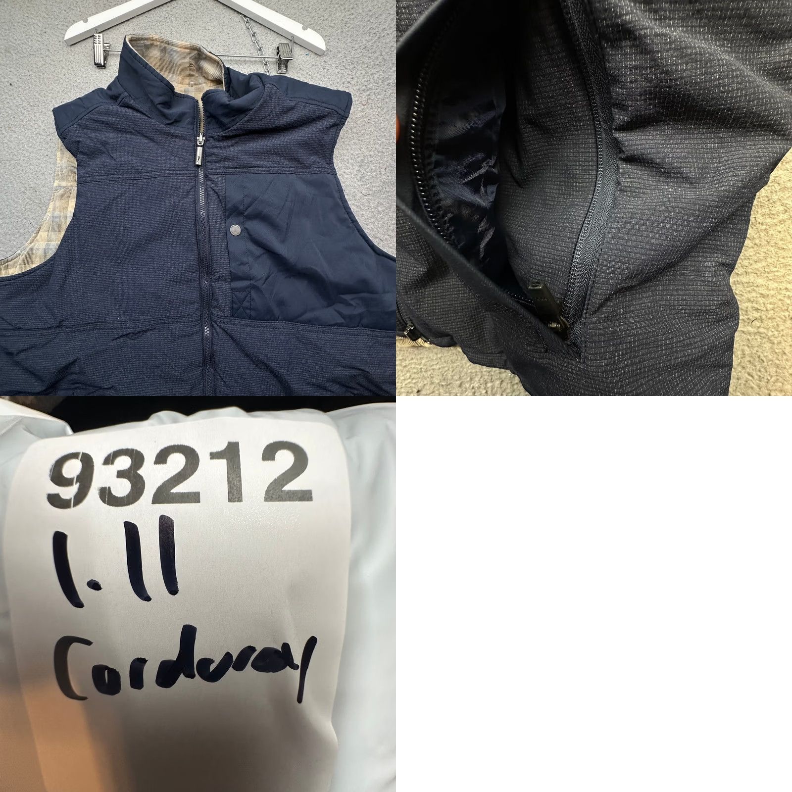 Tommy Bahama Tommy Bahama Crescent City Reversible Vest Mens XXL Dark Eclipse Corduroy Puffer Size US XXL / EU 58 / 5 - 8 Thumbnail