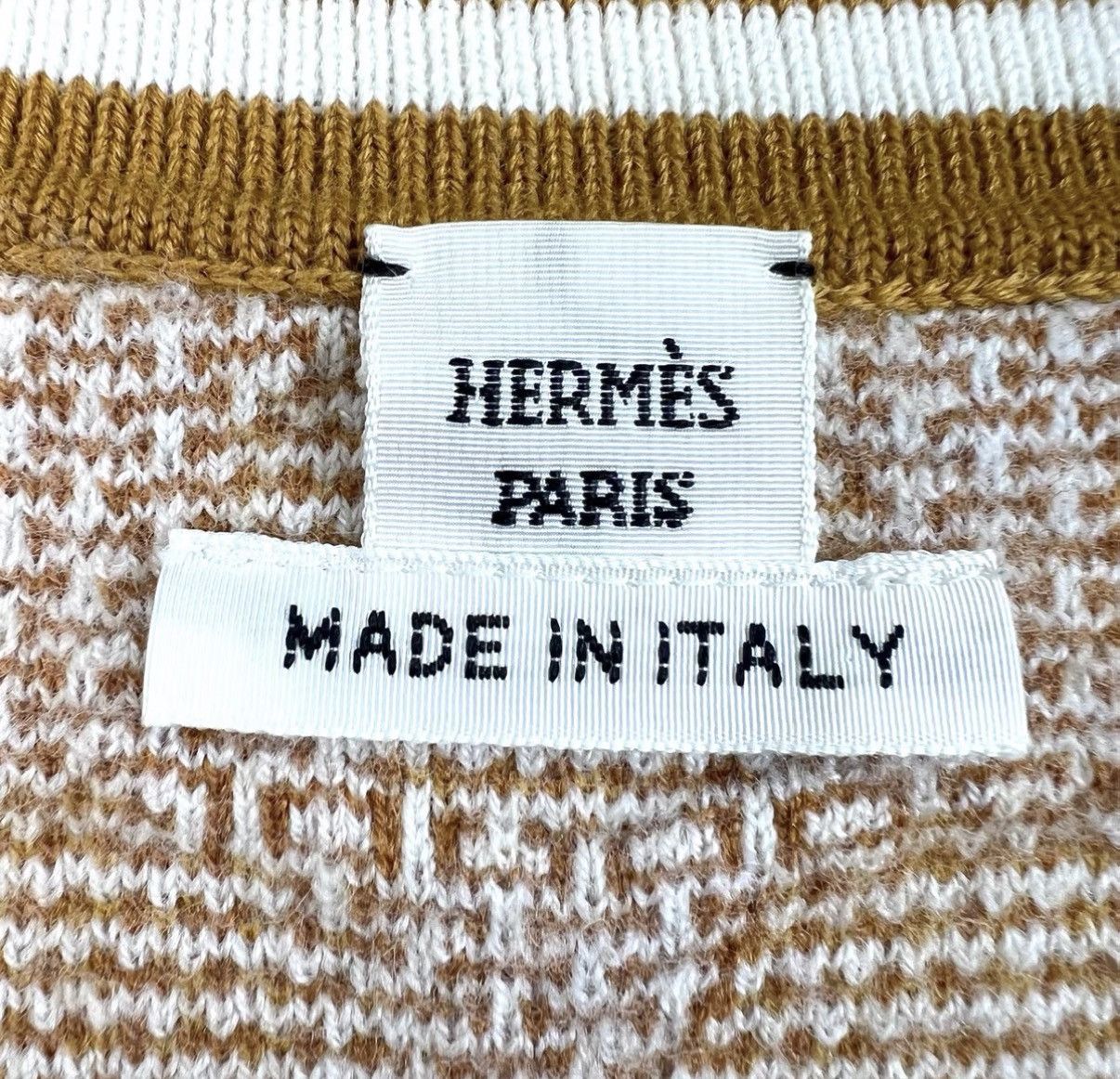 Hermes Hermes orange polka dot wool cardigan K12 Size XS / US 0-2 / IT 36-38 - 4 Thumbnail